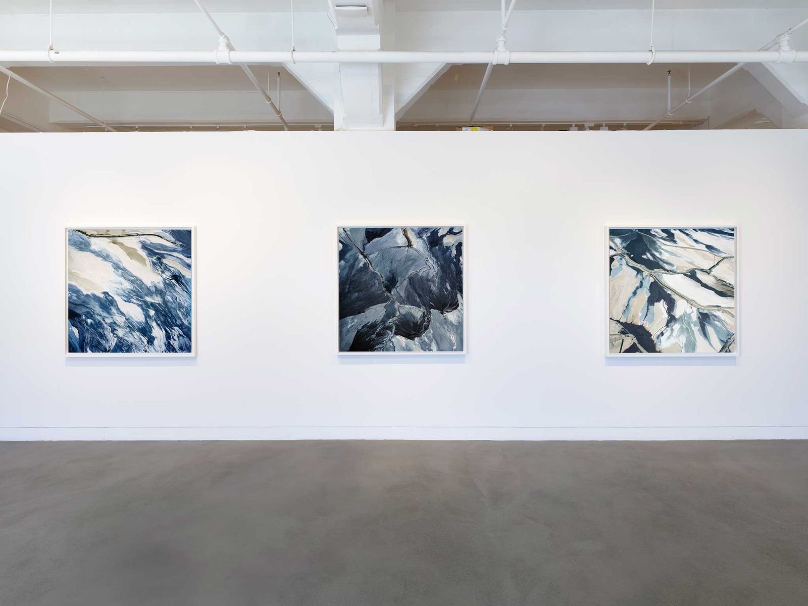 Installation view of David Maisel: Un/Earthed, November 3, 2023 - January 6, 2024 at Haines Gallery, San Francisco Photo: Robert Divers Herrick