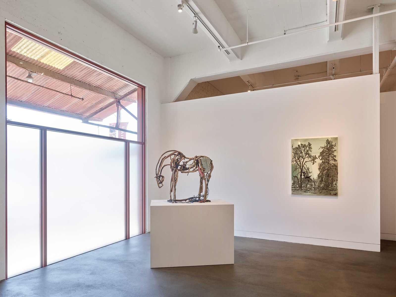 Installation view of Material Matters, July 19 - August 31, 2024 at Haines Gallery, San Francisco Photo: Robert Divers Herrick