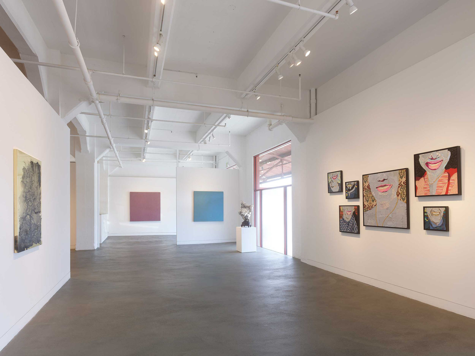 Installation view of Material Matters, July 19 - August 31, 2024 at Haines Gallery, San Francisco Photo: Robert Divers Herrick