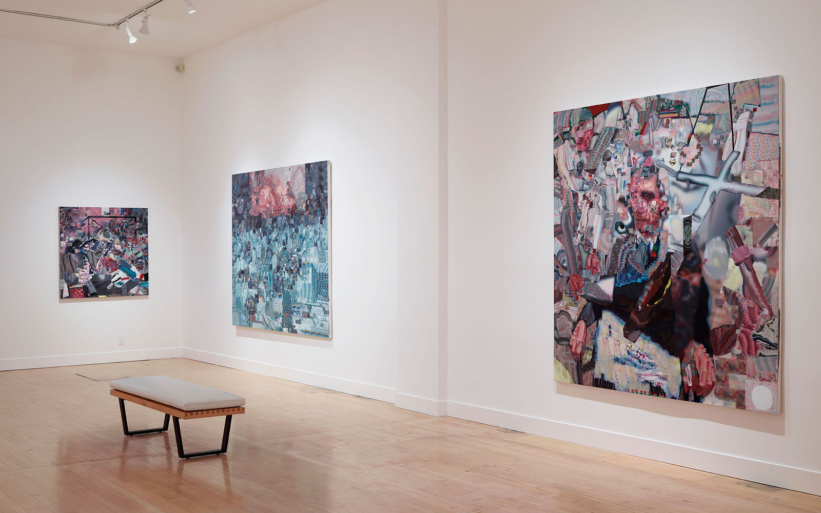 Installation view of Taha Heydari: Corrupted, July 7 - September 3, 2016 at Haines Gallery, San Francisco Photo: Robert Divers Herrick