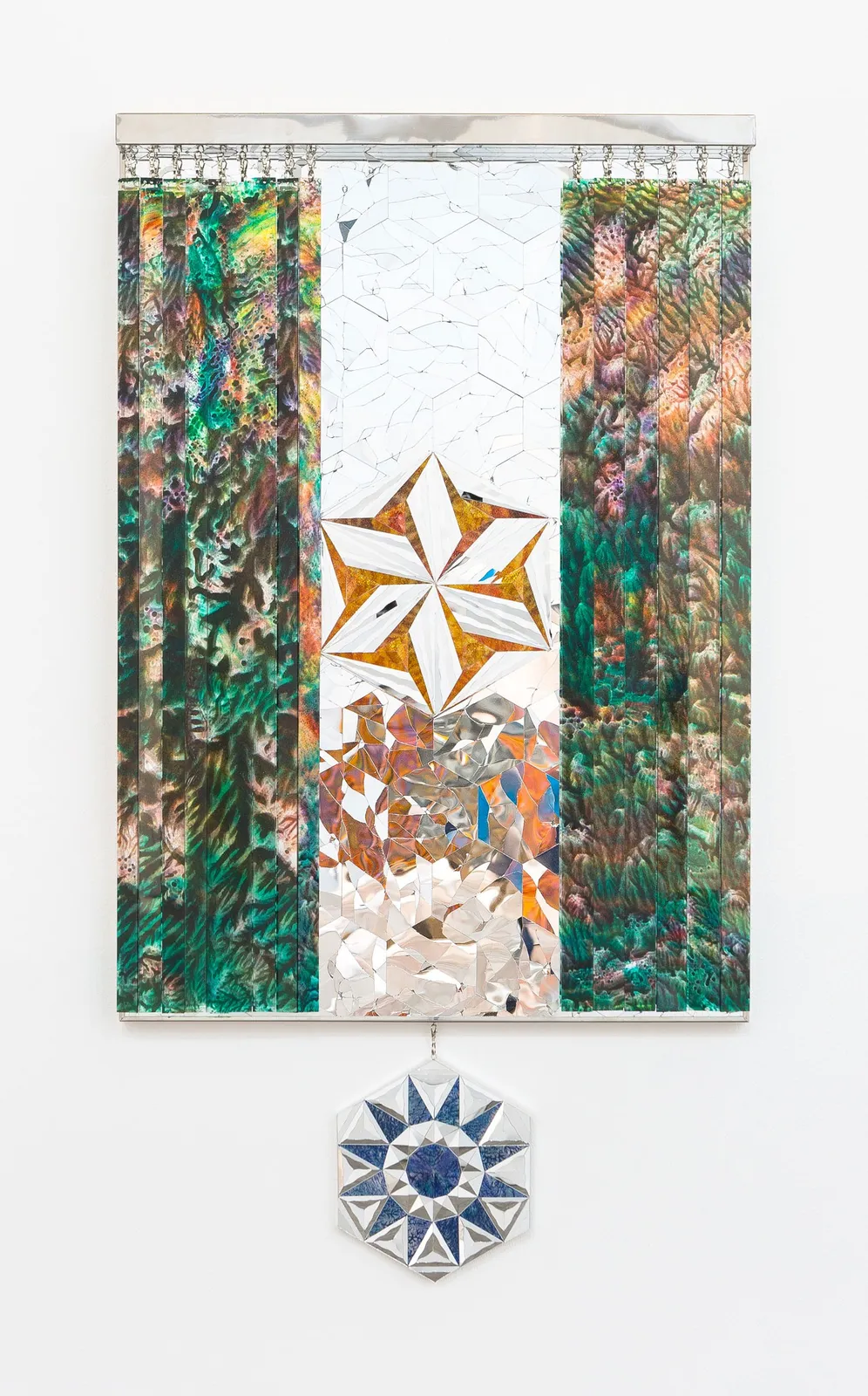 Monir Shahroudy Farmanfarmaian, Hexagon Rainbow, 2018