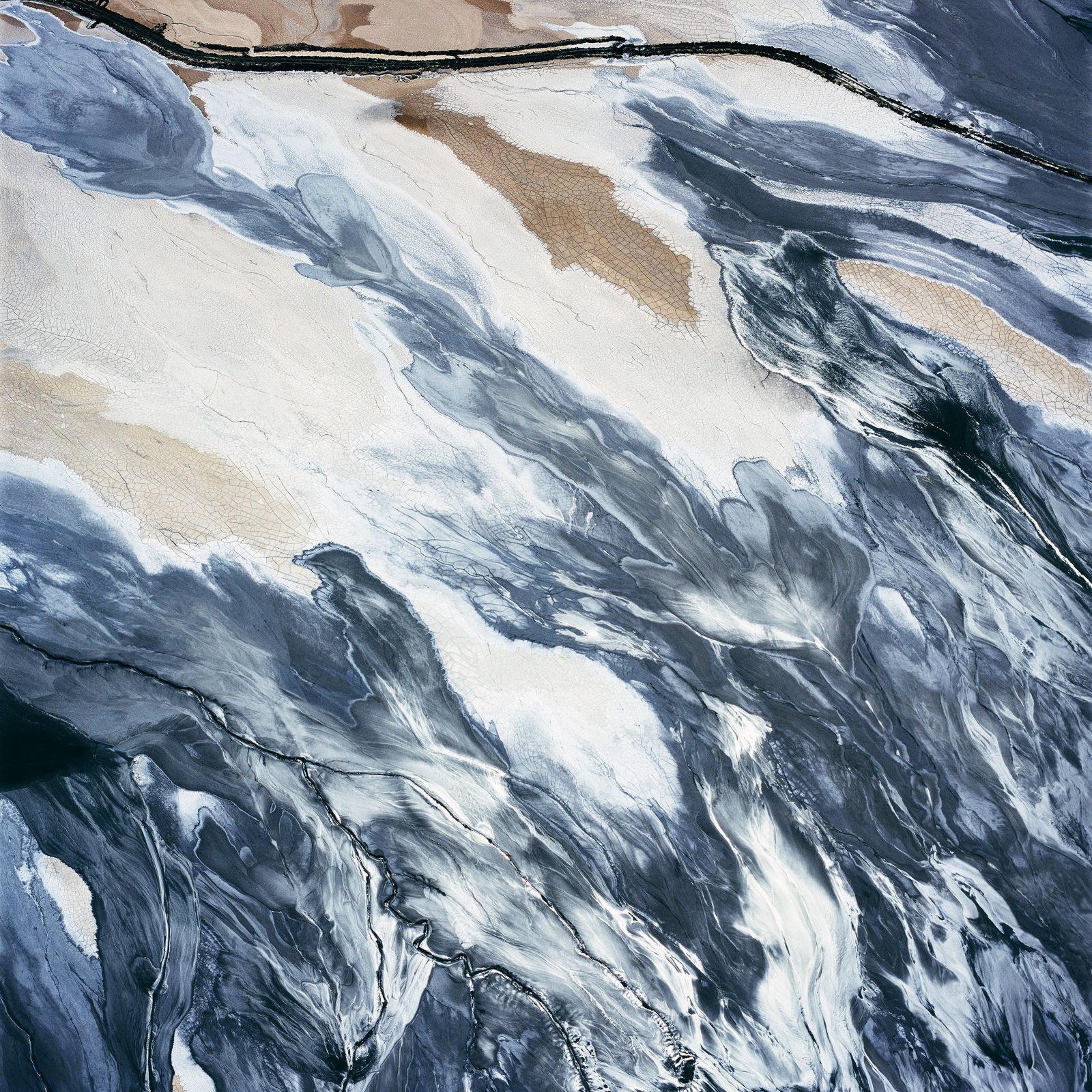 David Maisel, Desolation Desert, Tailings Pond 4, Minera Centinela Copper Mine, Antofagasta Region, Atacama Desert, Chile, 2018