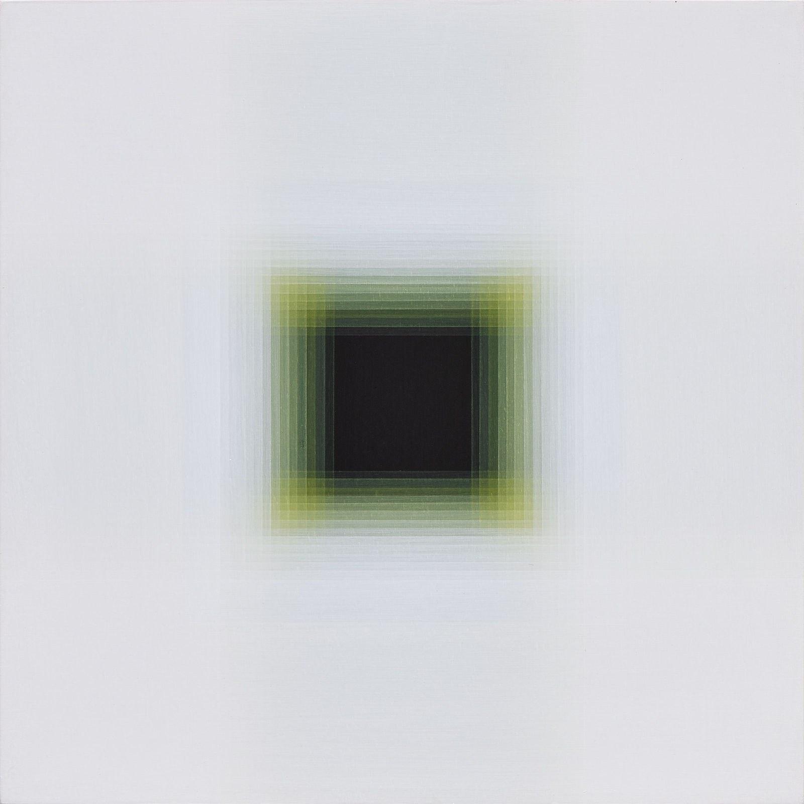 Patsy Krebs, Untitled (White - Black w/ Green), 2009