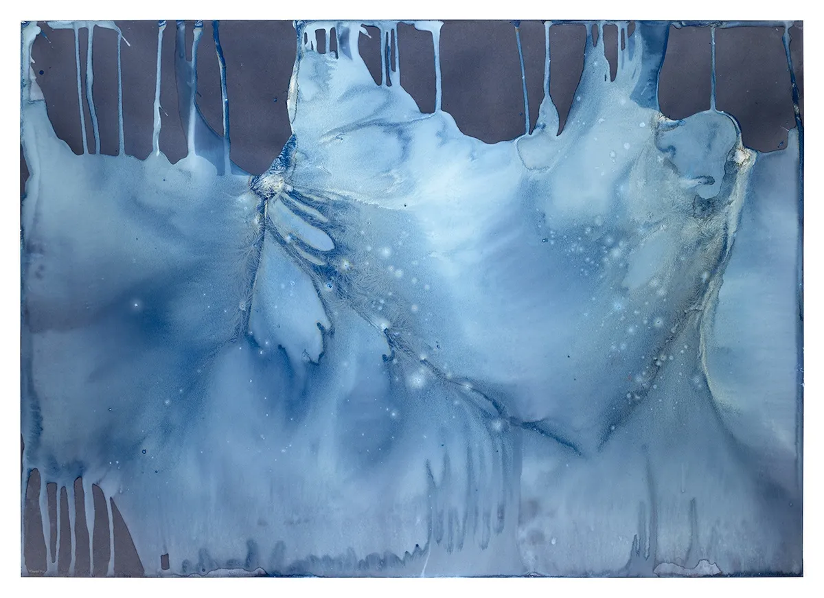 Meghann Riepenhoff, Ice #472 (30-41°F, WA Beach Overwash, 03.05-6.23), 2023