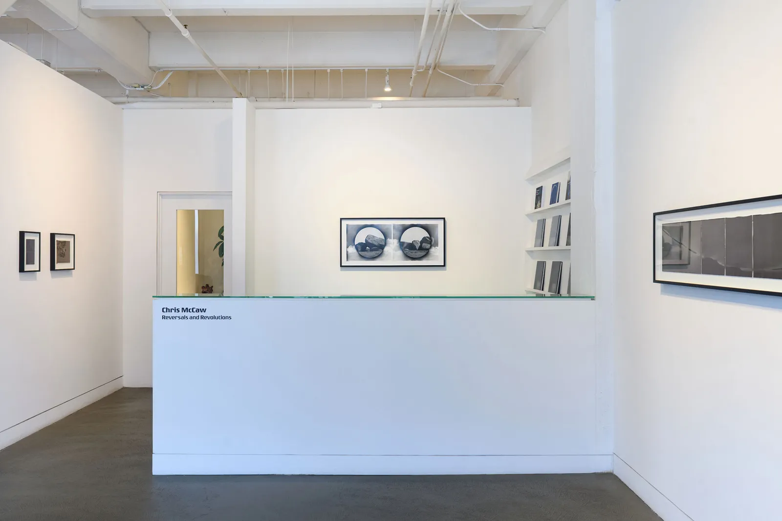 Installation view of Chris McCaw: Reversals and Revolutions, January 21 - March 7, 2026 at Haines Gallery, San Francisco, CA Photo: Shaun Roberts