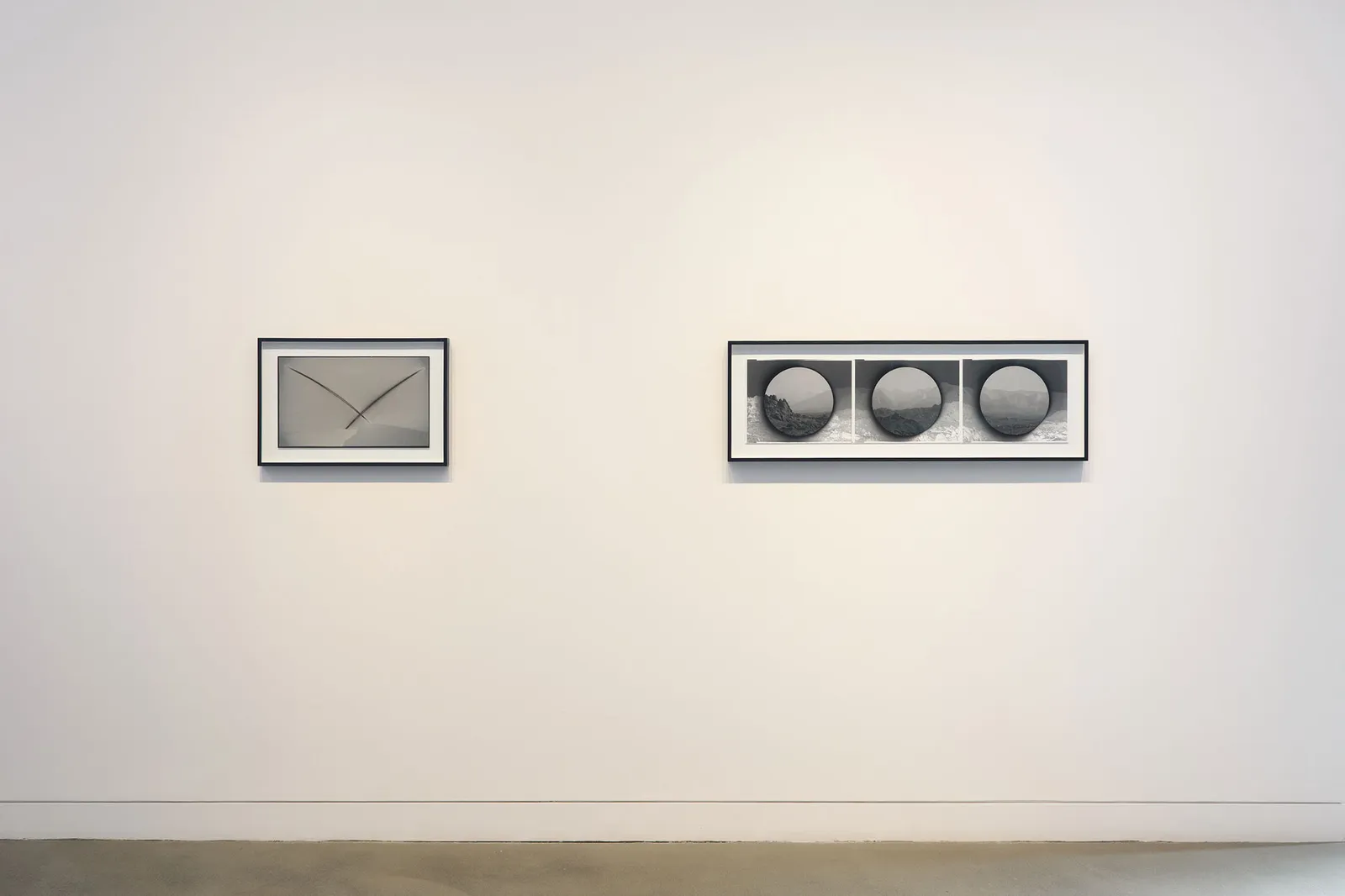 Installation view of Chris McCaw: Reversals and Revolutions, January 21 - March 7, 2026 at Haines Gallery, San Francisco, CA Photo: Shaun Roberts