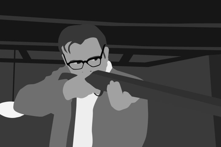 Kota Ezawa, Who's Afraid of Black, White and Grey, 2023