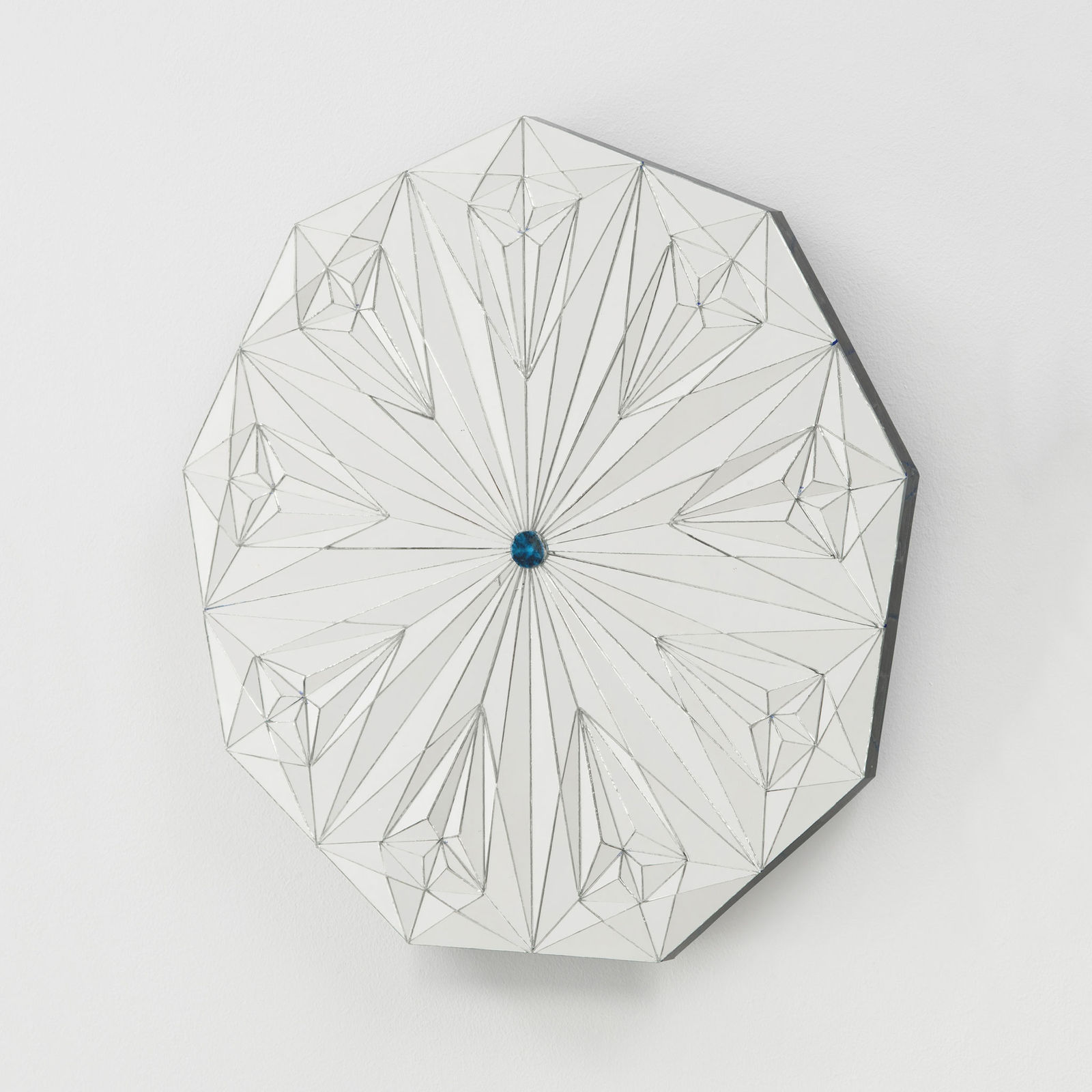 Monir Shahroudy Farmanfarmaian, Untitled Nonagon 1, 2016