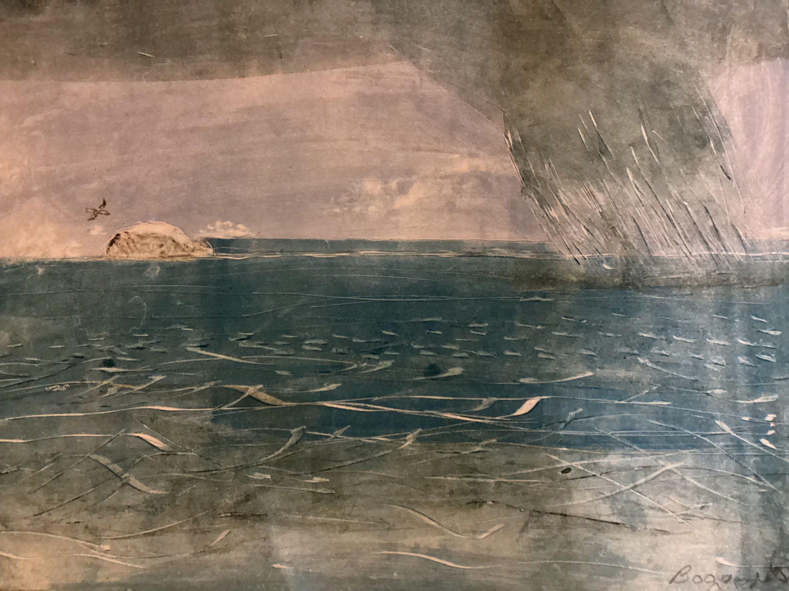 Doreen Boogert, April Showers, Bass Rock, 2024