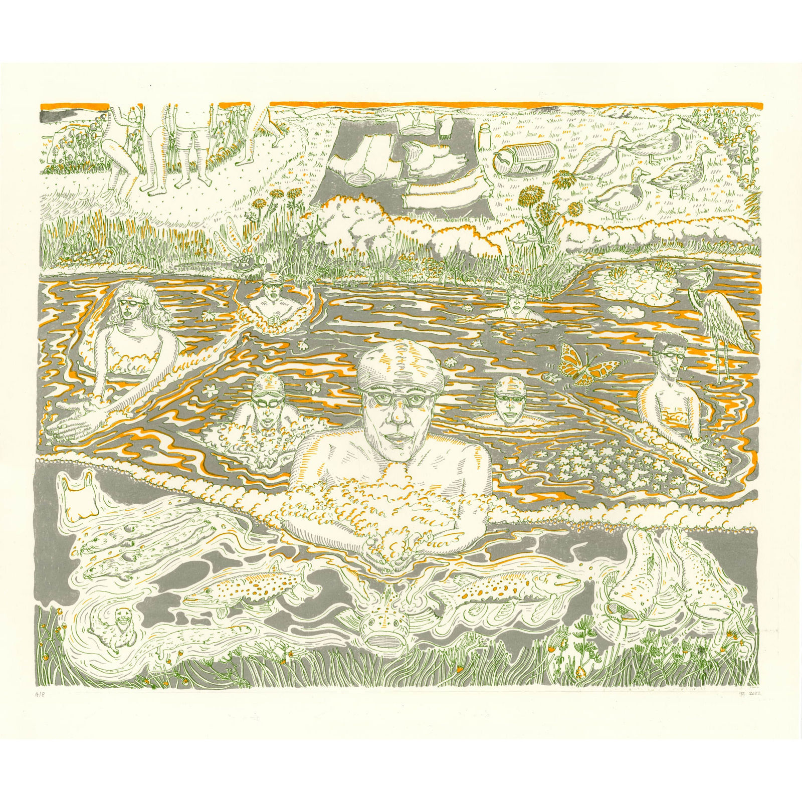 Tom Cubitt, Wild Swimming, 2022