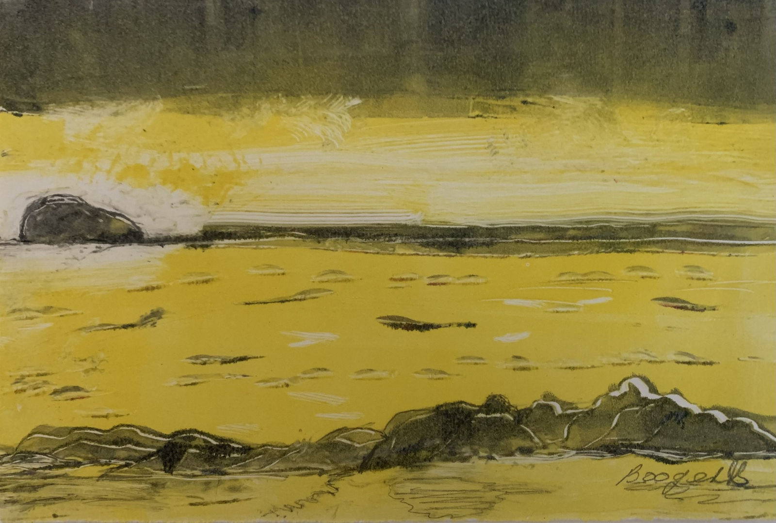 Doreen Boogert, Bass Rock from Dunbar, 2025