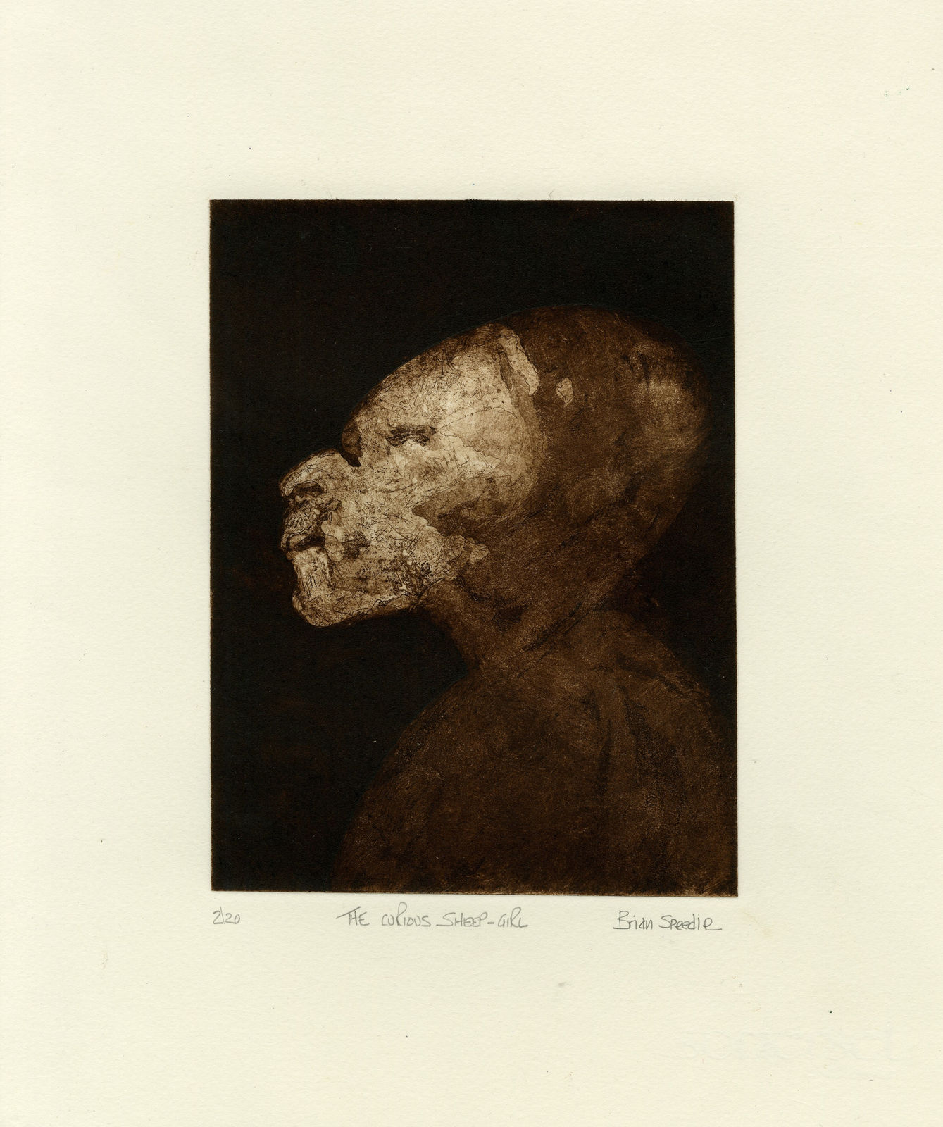 Brian Speedie, The Curious Sheep-Girl, 2022