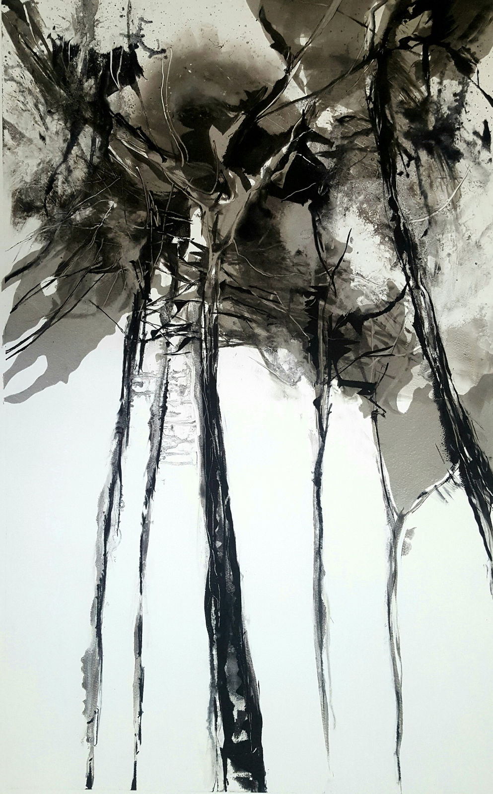 Clare Grossman, Soaring Pines, the Trilogy II, No3, 2022