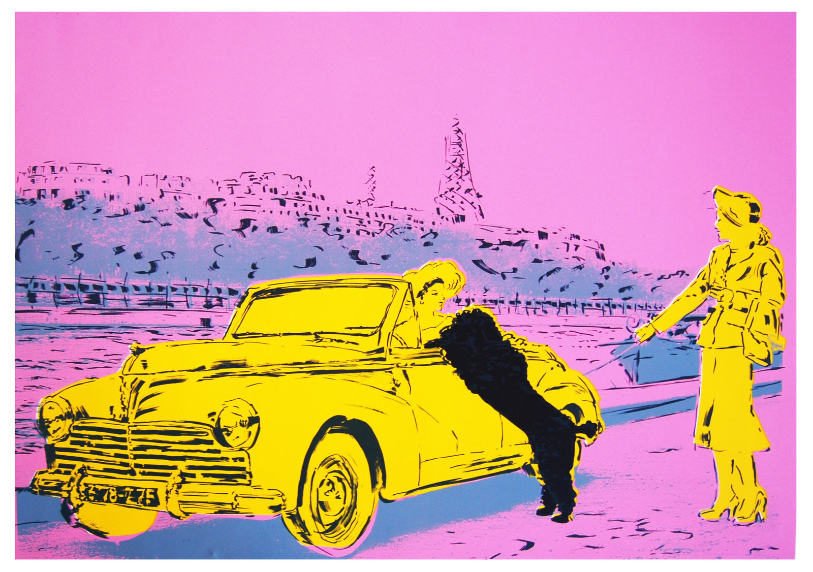 June August, Poodle, Peugeot, Paris, 2016