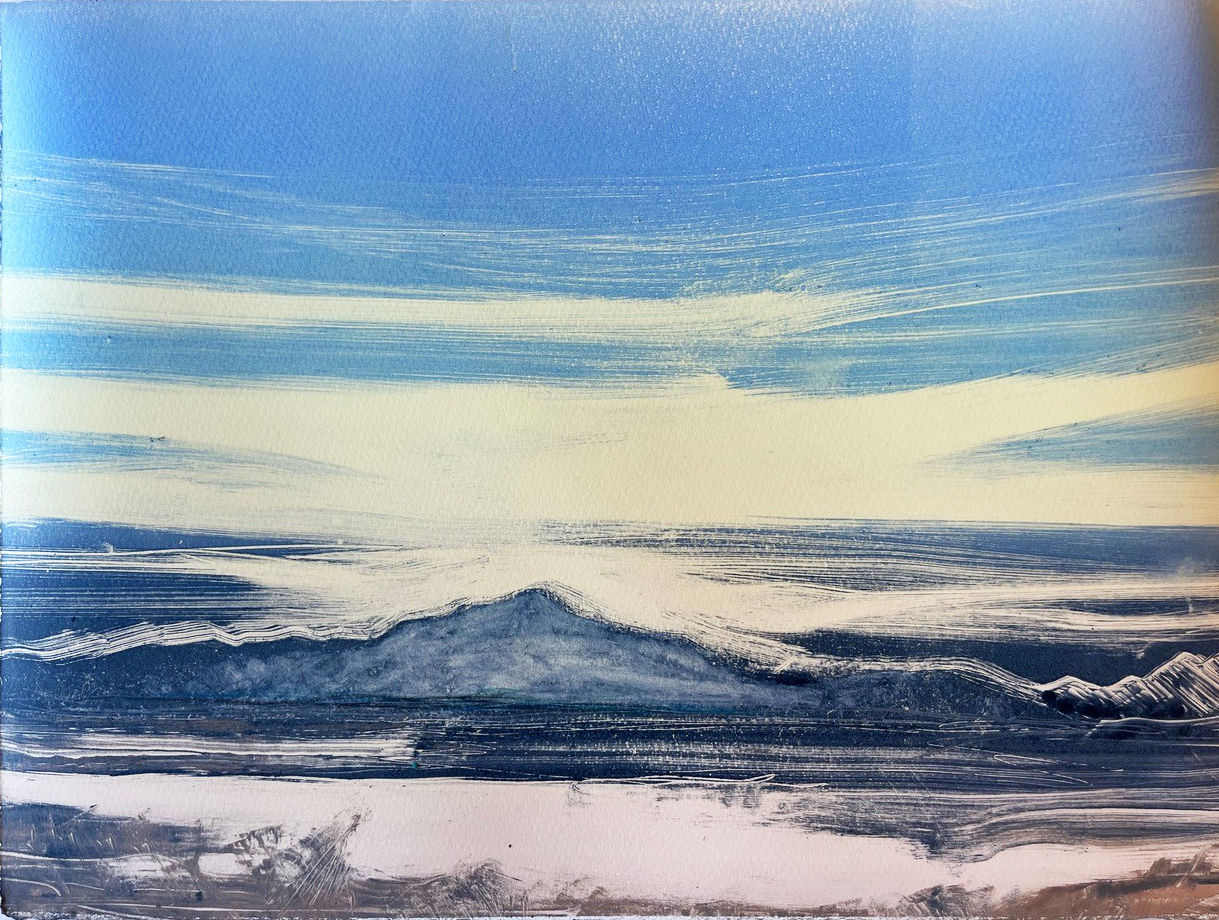 Gill Tyson, Ben Resipole from the Old Poor's House, 2025