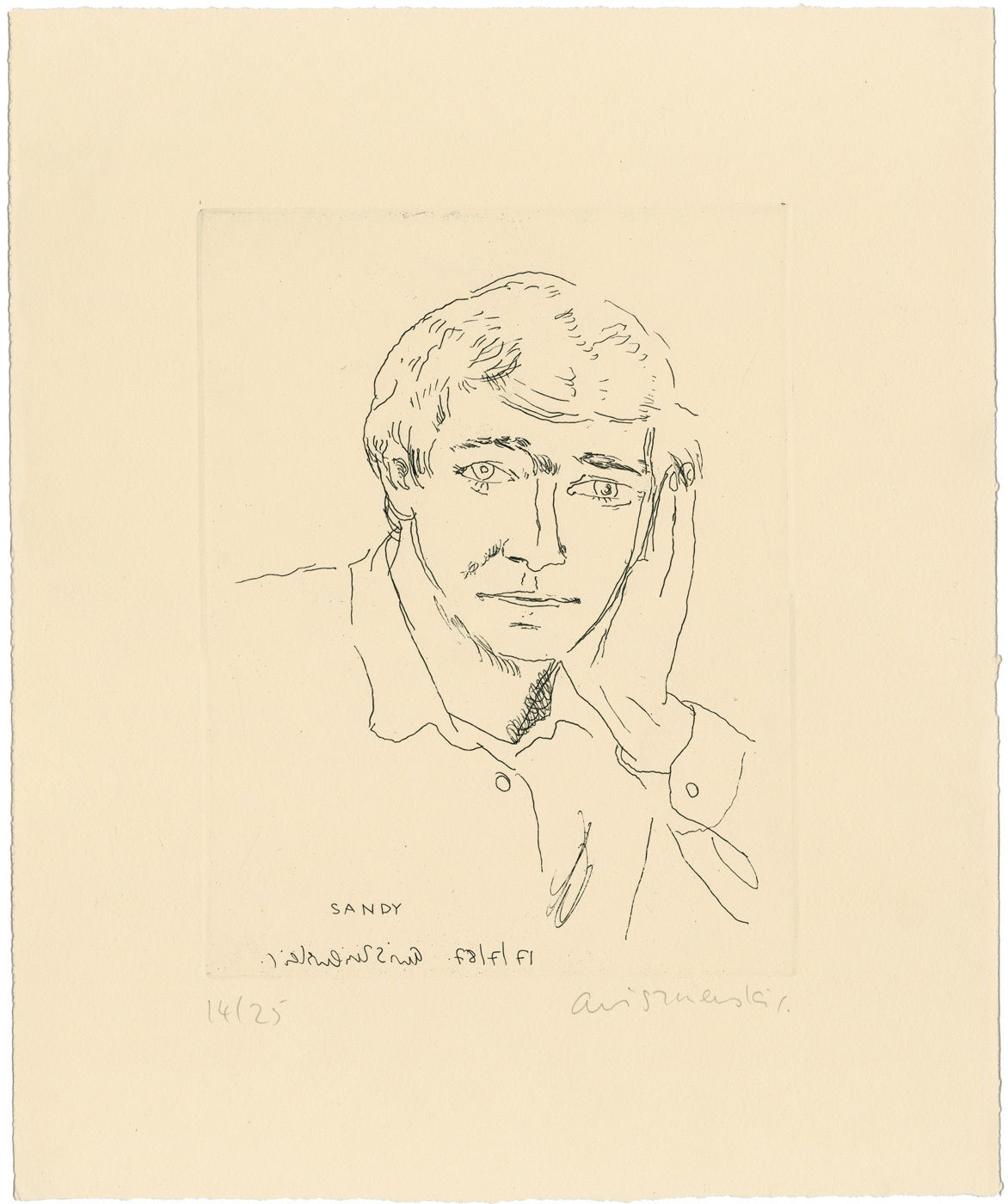 Adrian Wiszniewski, Sandy, 1987