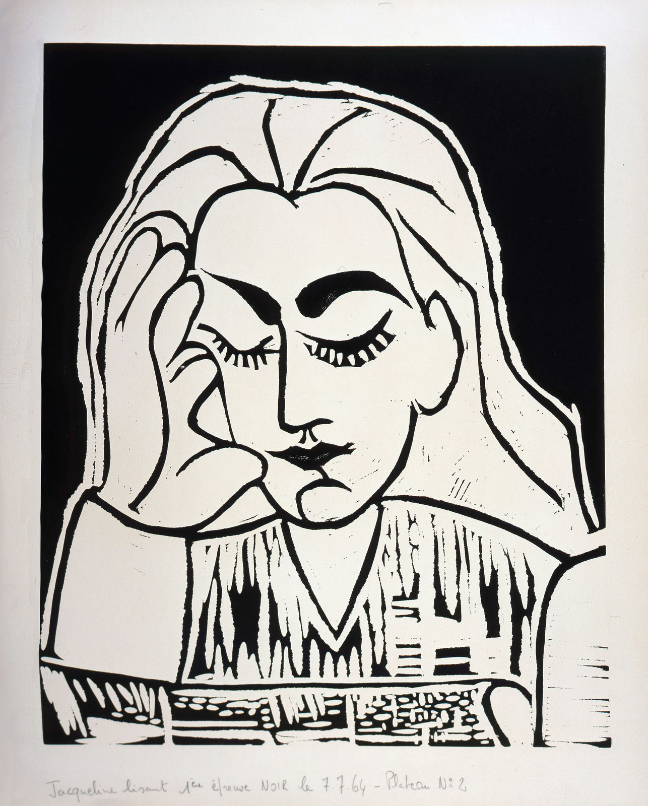 Pablo Picasso, Jacqueline Lisant, 1962