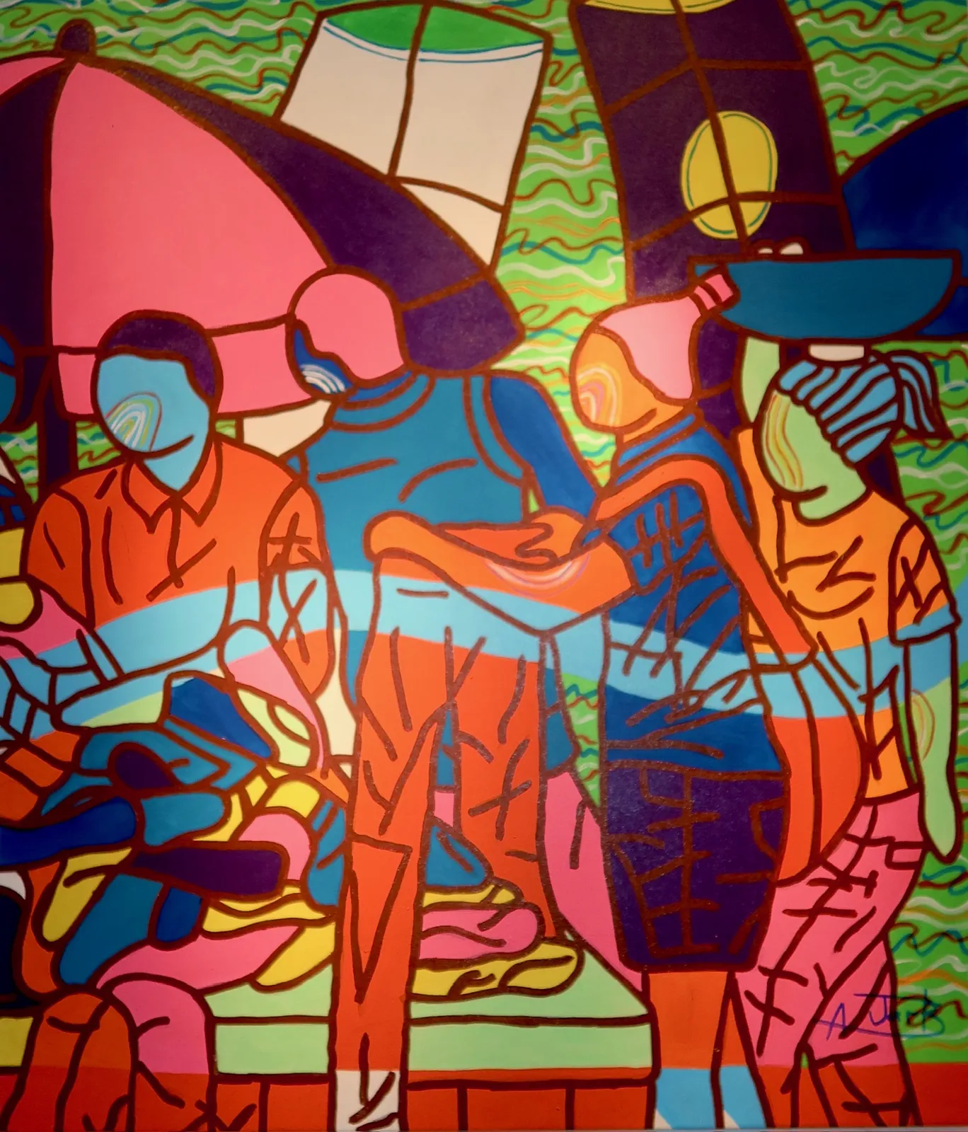 Ajarb Bernard Ategwa, Night for Quarter , 2025