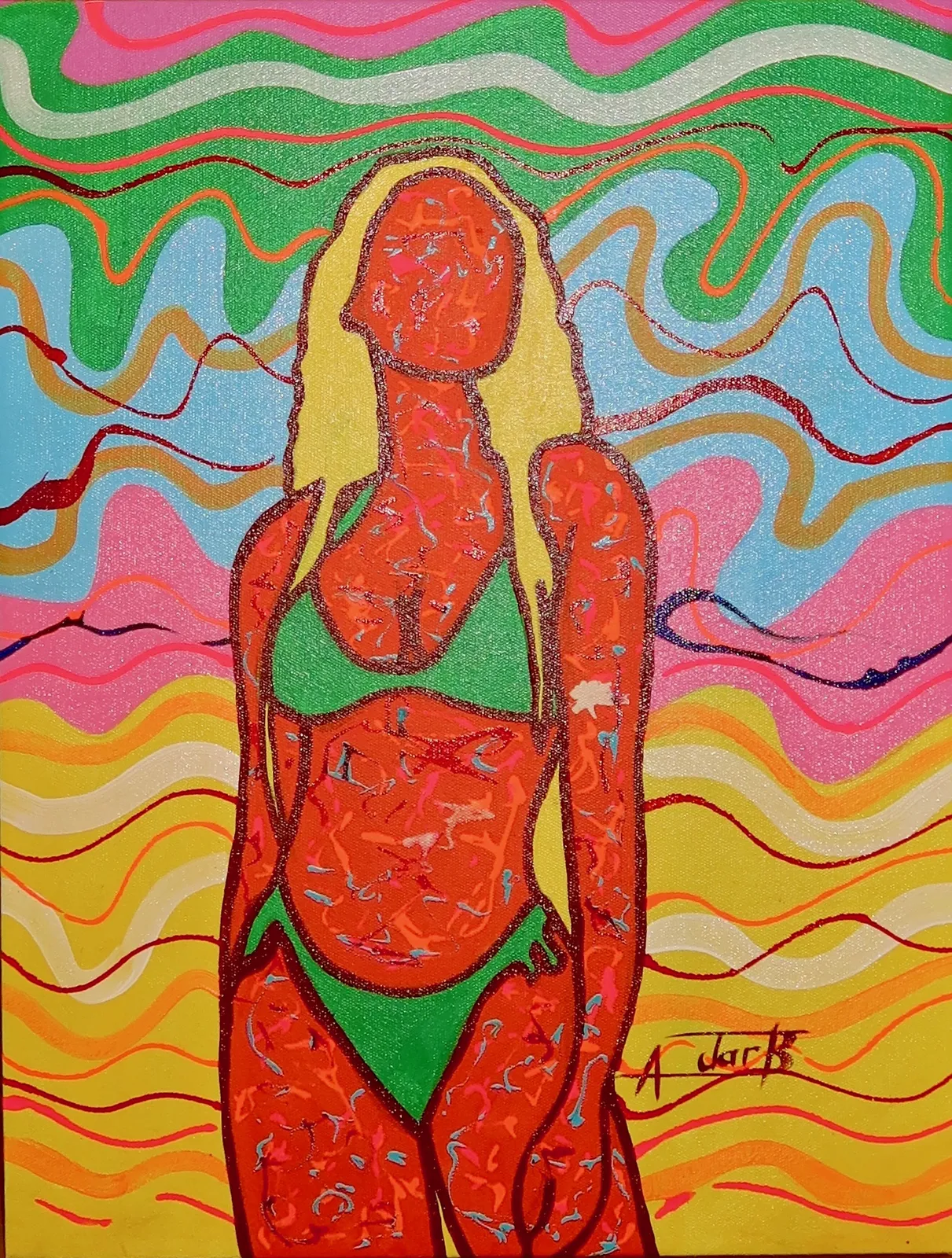 Ajarb Bernard Ategwa, Coastline Heat, 2025