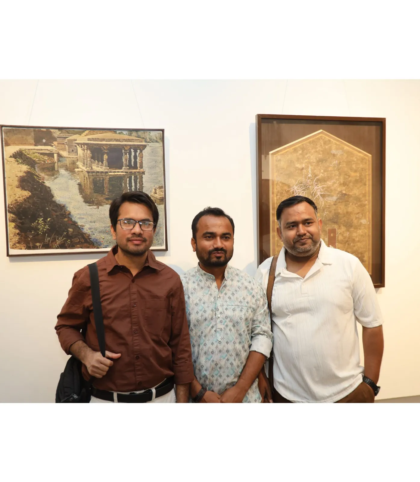 (L-R) Hemant Rao, Harshwardhan Devtale and Ravi Kumar Chaurasiya.