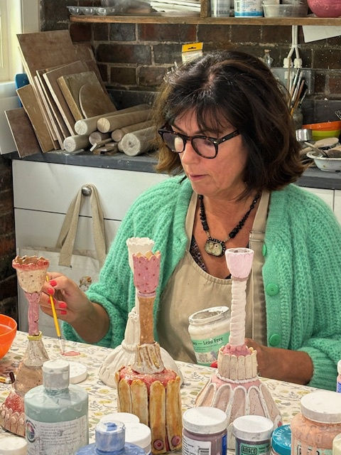 Amelia Tuttiett in her studio. © The Artist