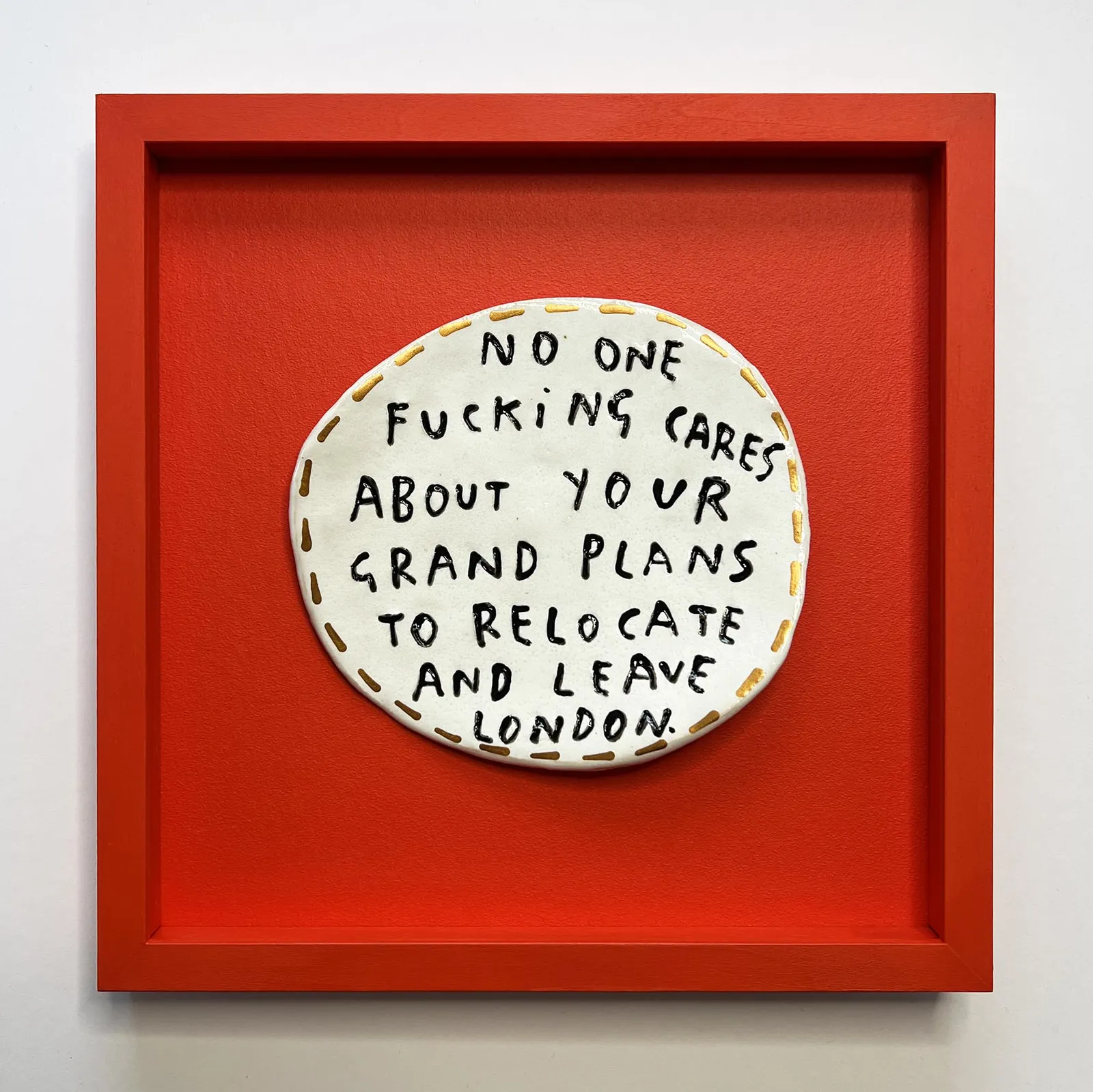 Dan Jamieson, No one fucking cares about your grand plans to relocate and leave London. (S)