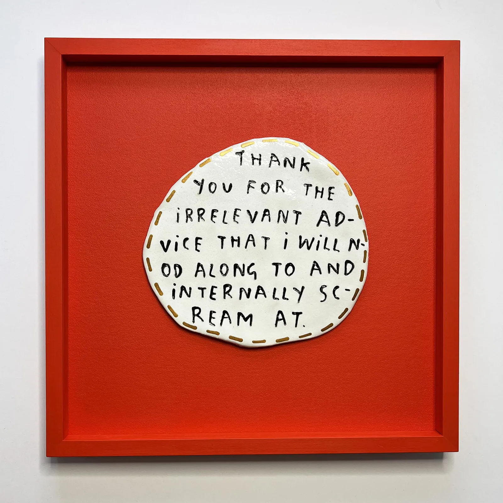 Dan Jamieson, Thank you for the irrelevant advice that I will nod along to and internally scream at. (M)