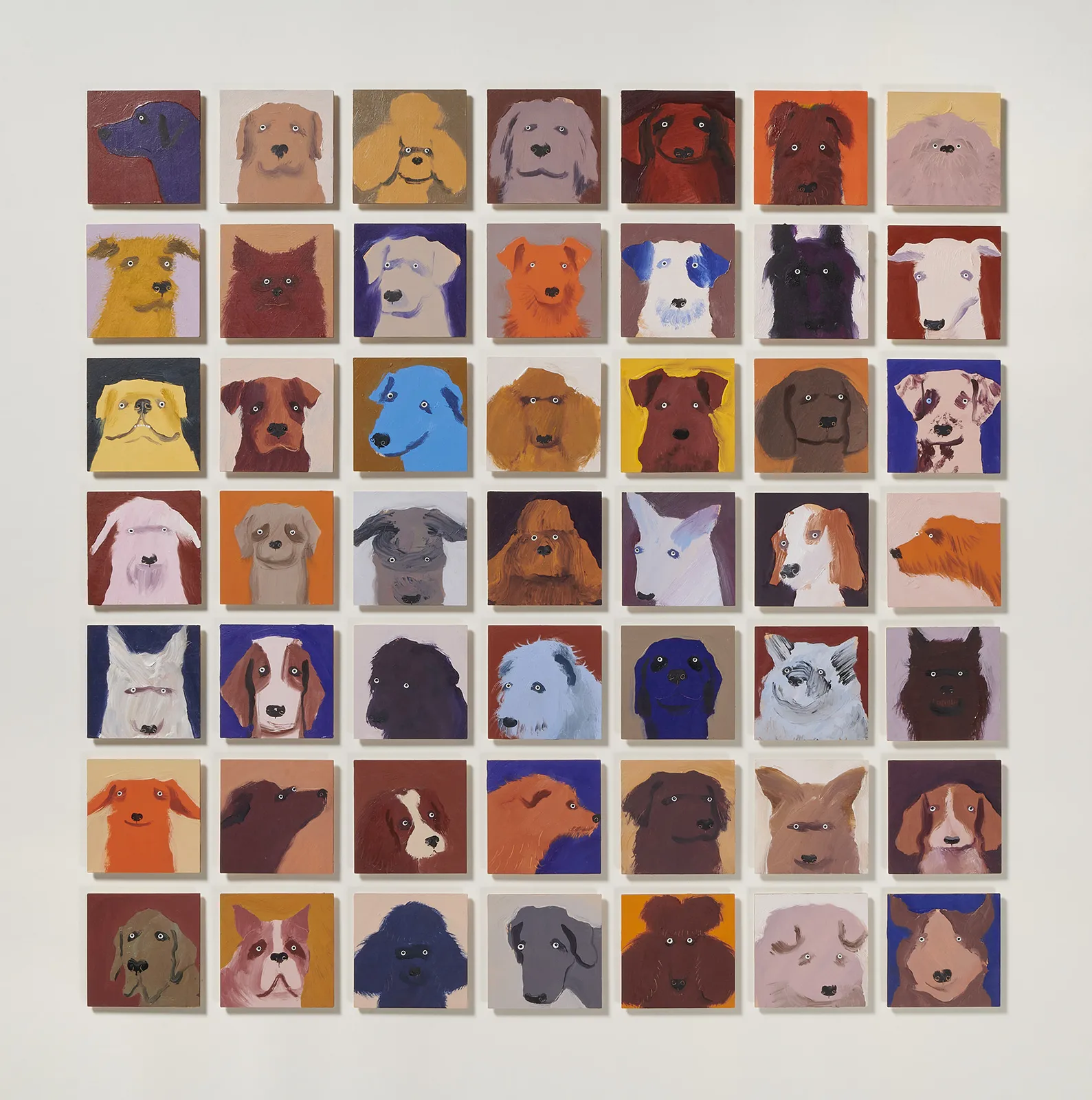 Holly Frean, 49 Dogs (Orange)