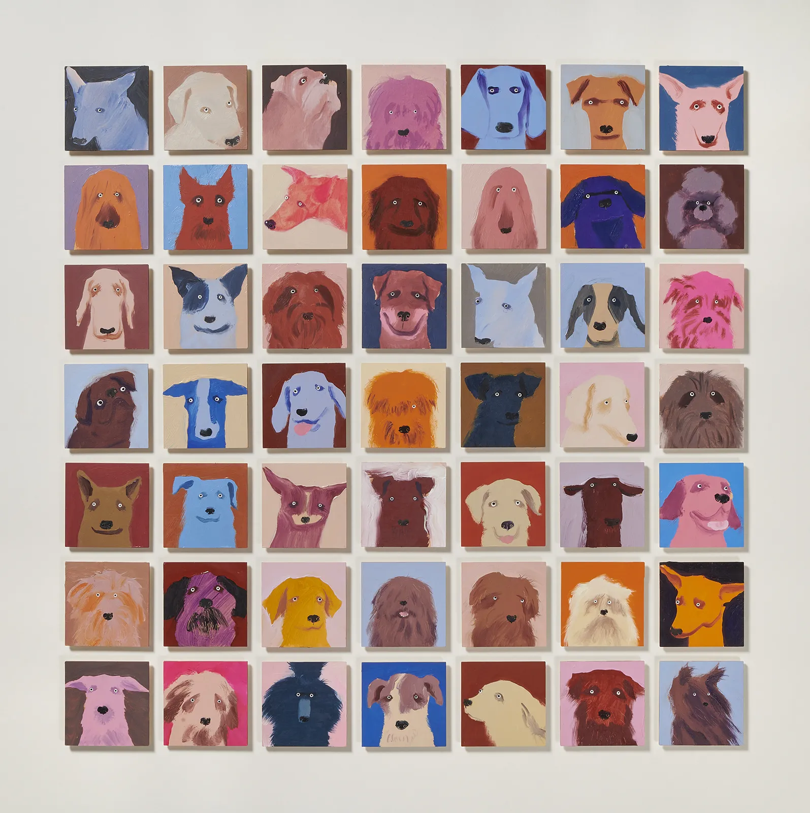 Holly Frean, 49 Dogs (Pink)