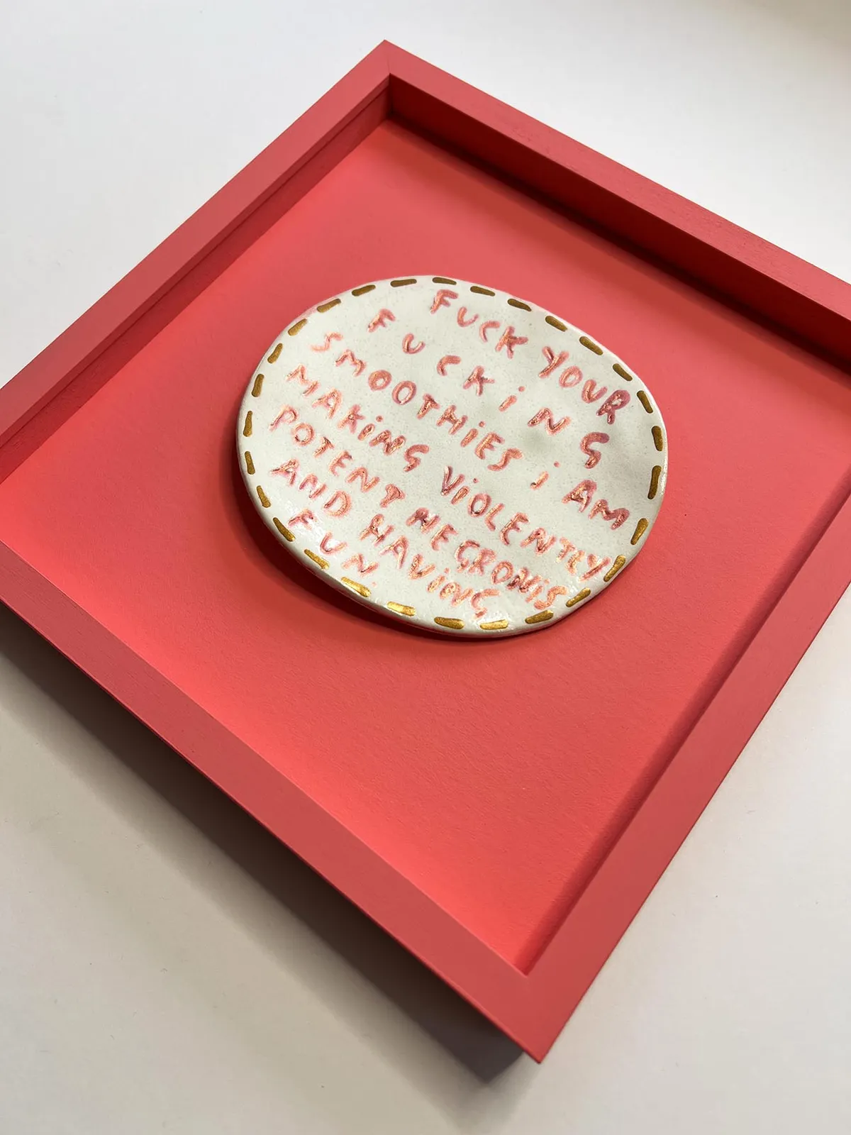 Dan Jamieson, Fuck your fucking smoothies I am making violently potent negronis and having fun. (S)