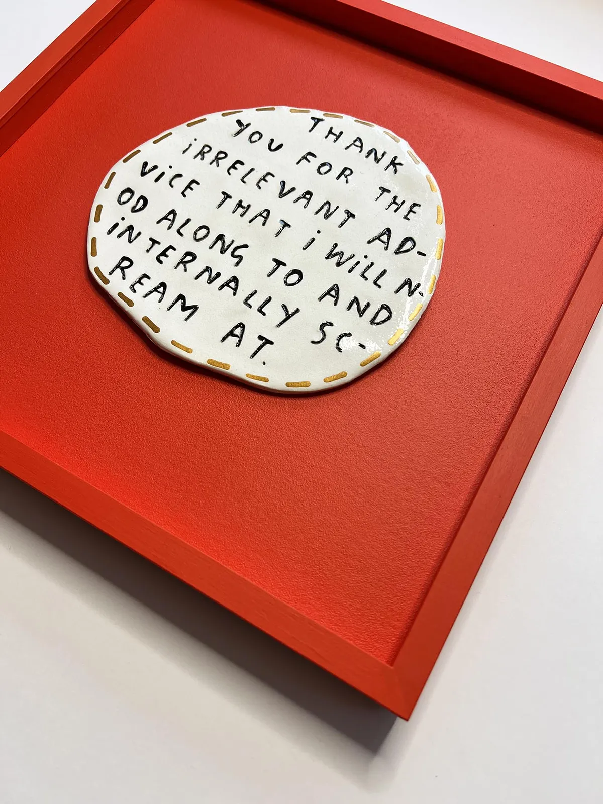 Dan Jamieson, Thank you for the irrelevant advice that I will nod along to and internally scream at. (M)