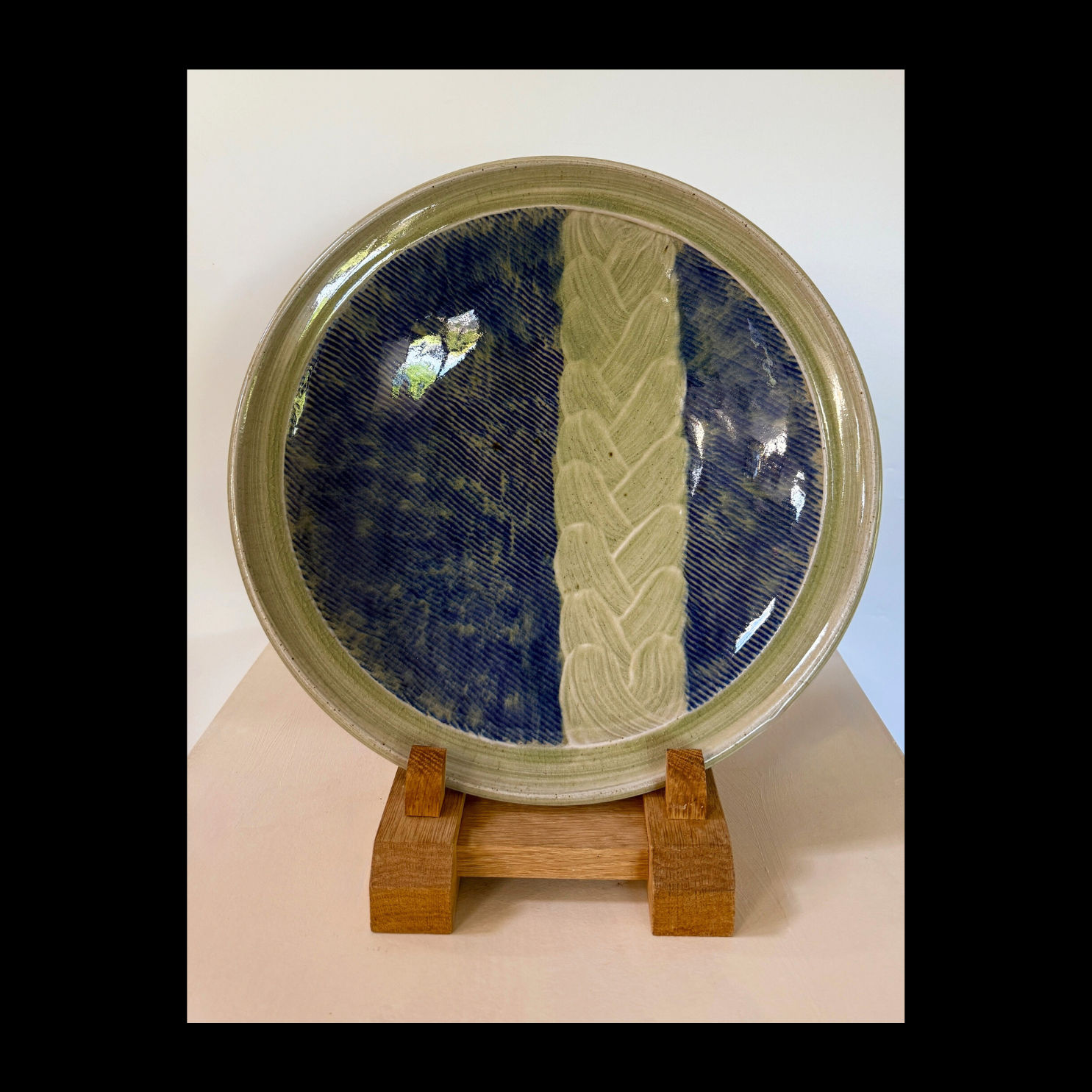 William Plumptre, Thrown Bowl with Inlay, 2025