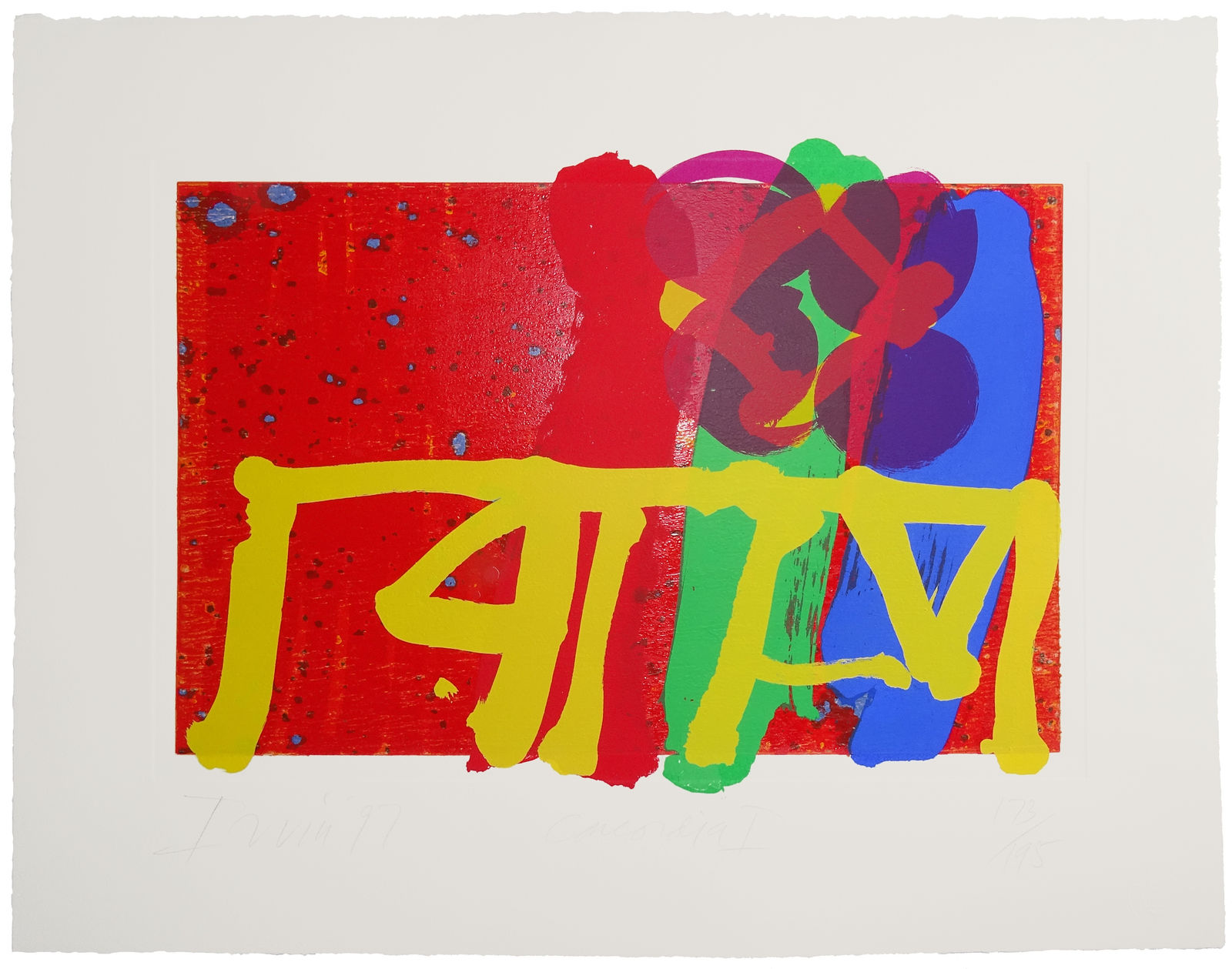 Albert Irvin, Concordia I, 1997