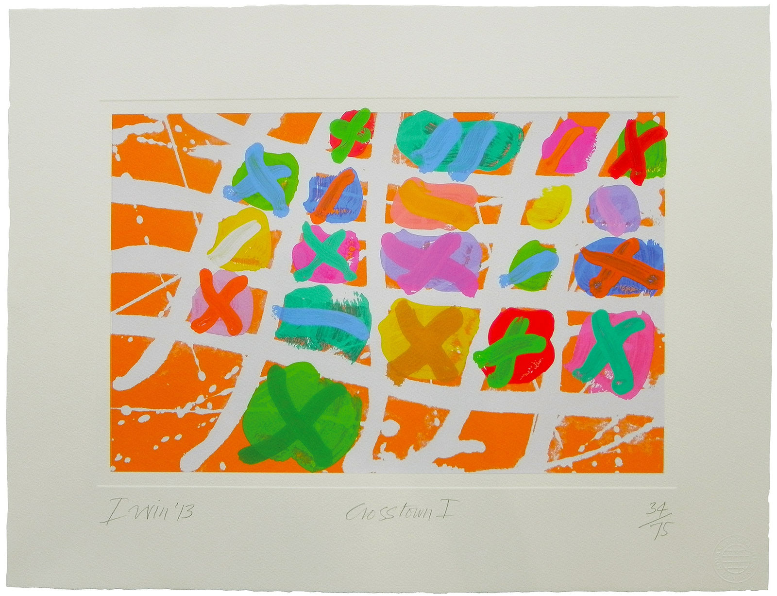 Albert Irvin, Crosstown I, 2013