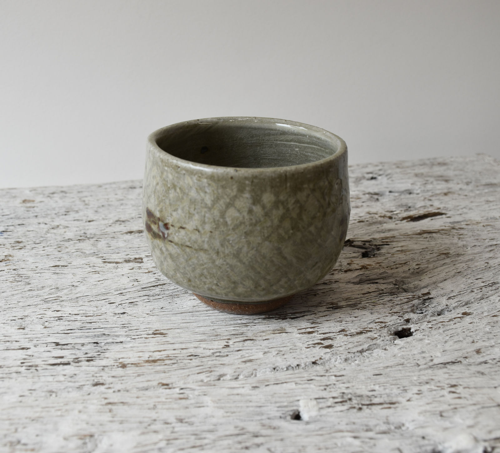 William Plumptre ceramic tea bowl at Linden Hall Studio Deal Kent Two Studios Deal High Street Kent Contemporary Art Gallery