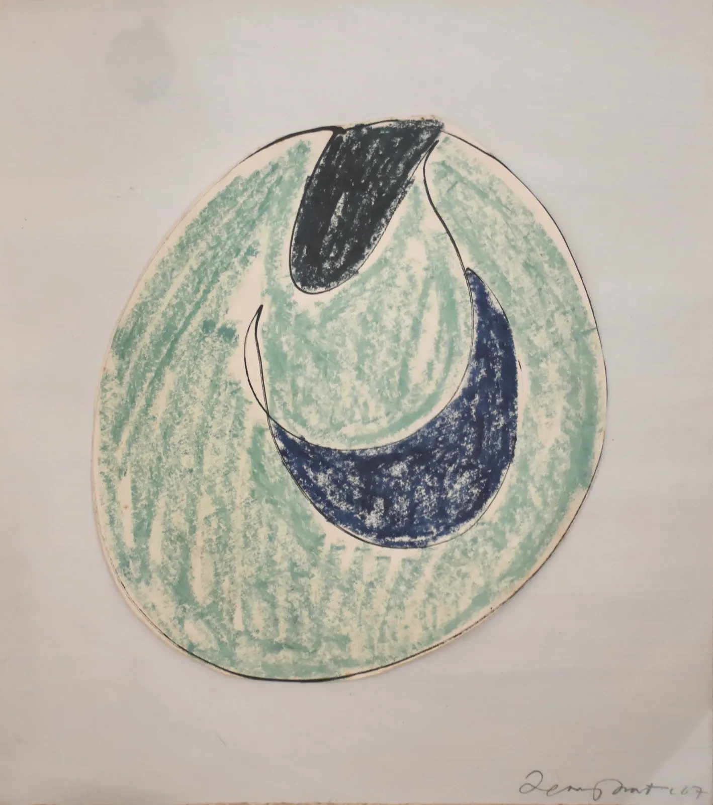 Sir Terry Frost RA, Green, Green and Blue, 1967