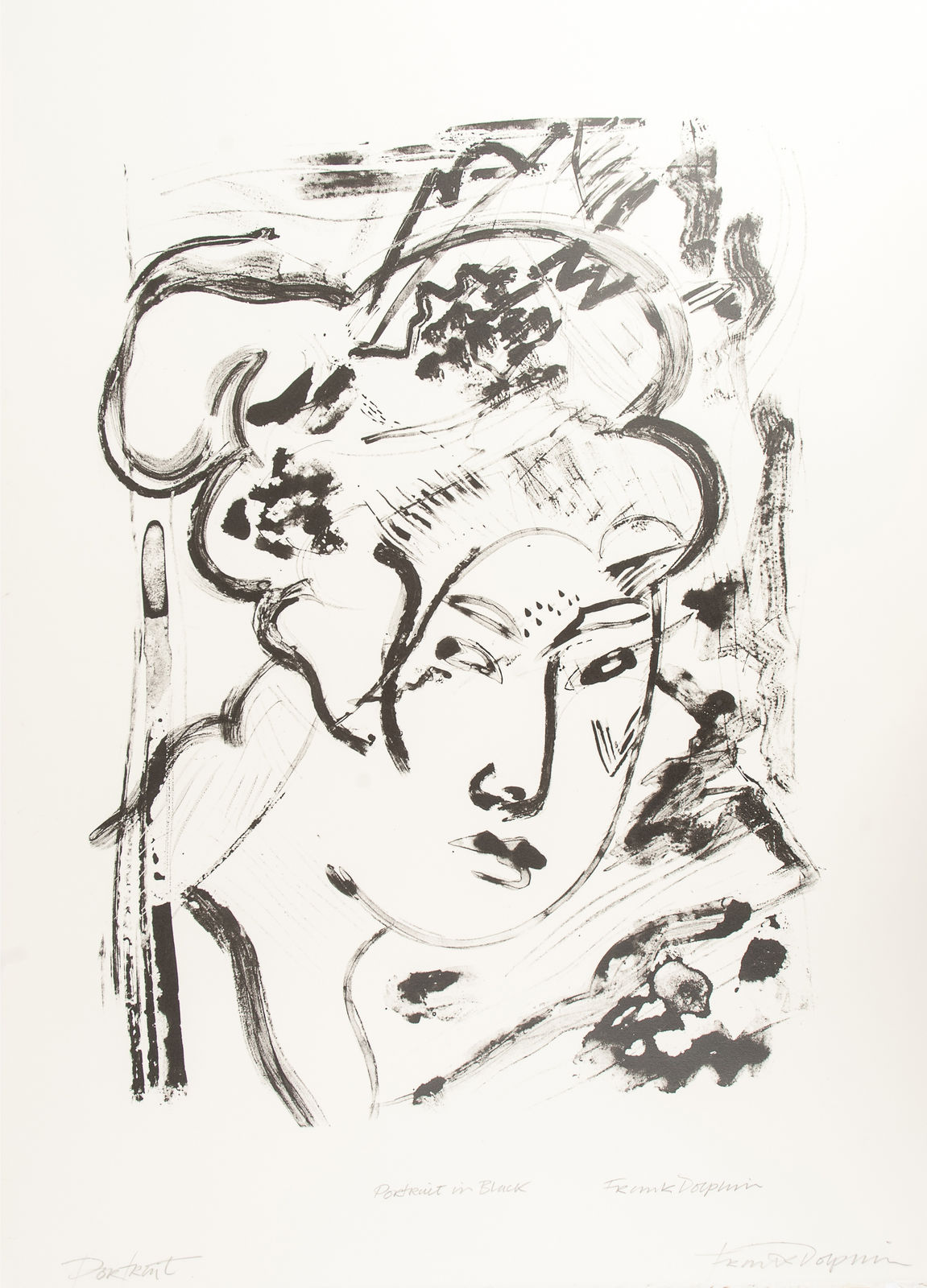 Frank Dolphin, Portrait in Black