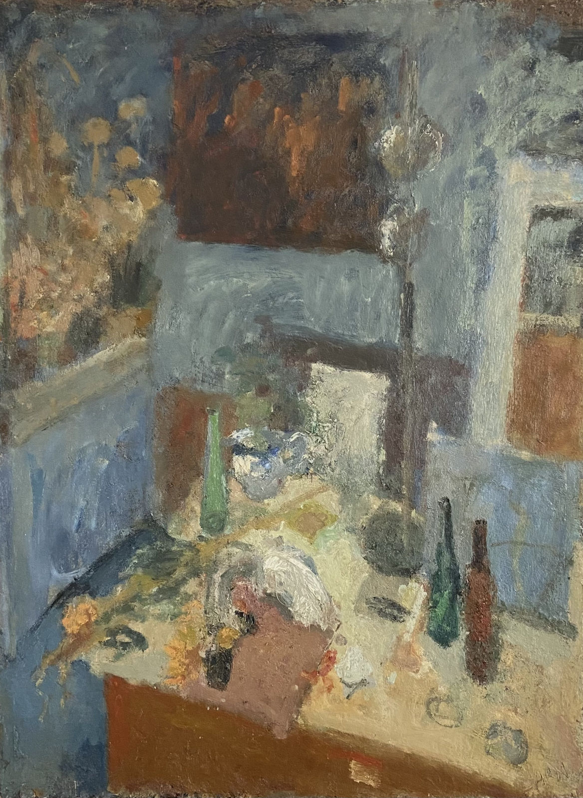 Arthur Neal, STILL LIFE WITH BOTTLES, 1990