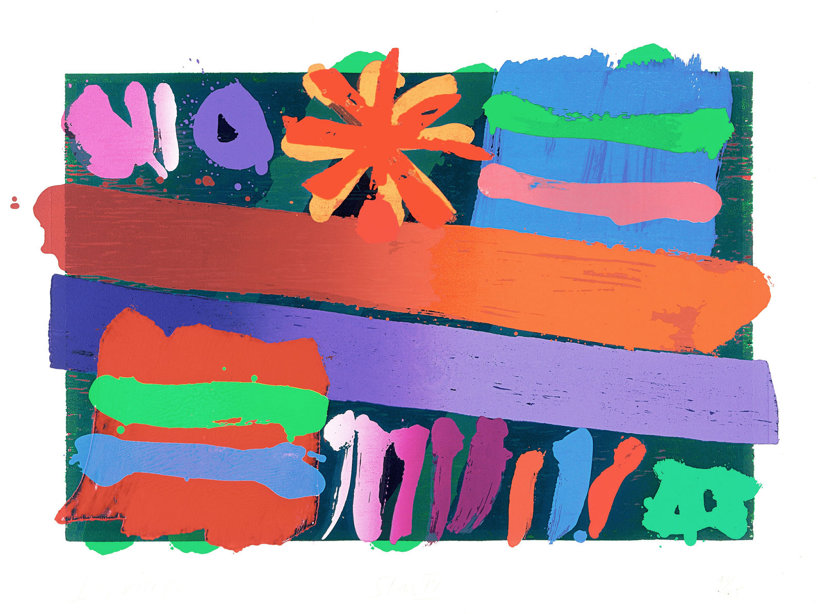 Albert Irvin, Star IV, 2010