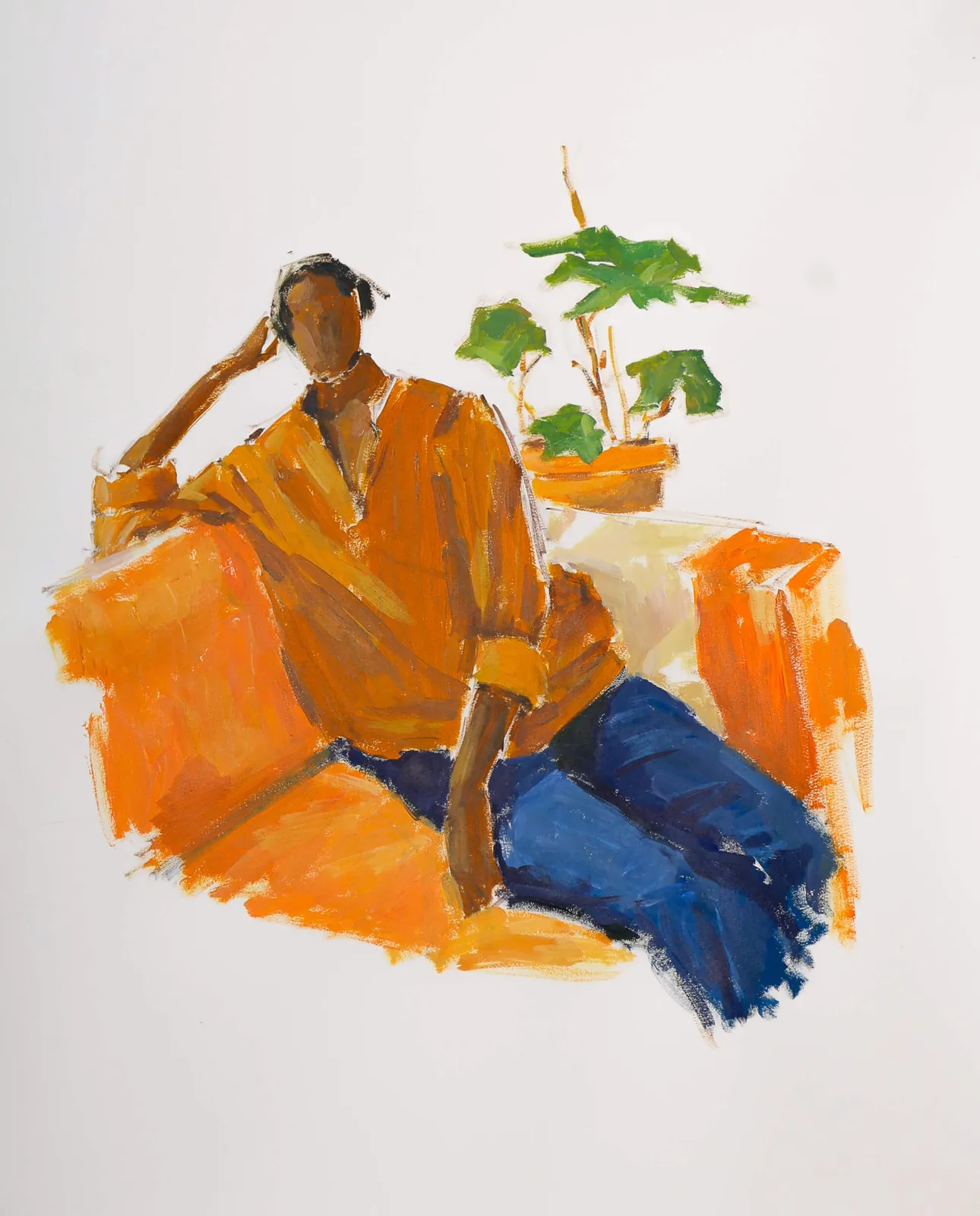 Abel Beyene, Moment of Reflection #7, 2026