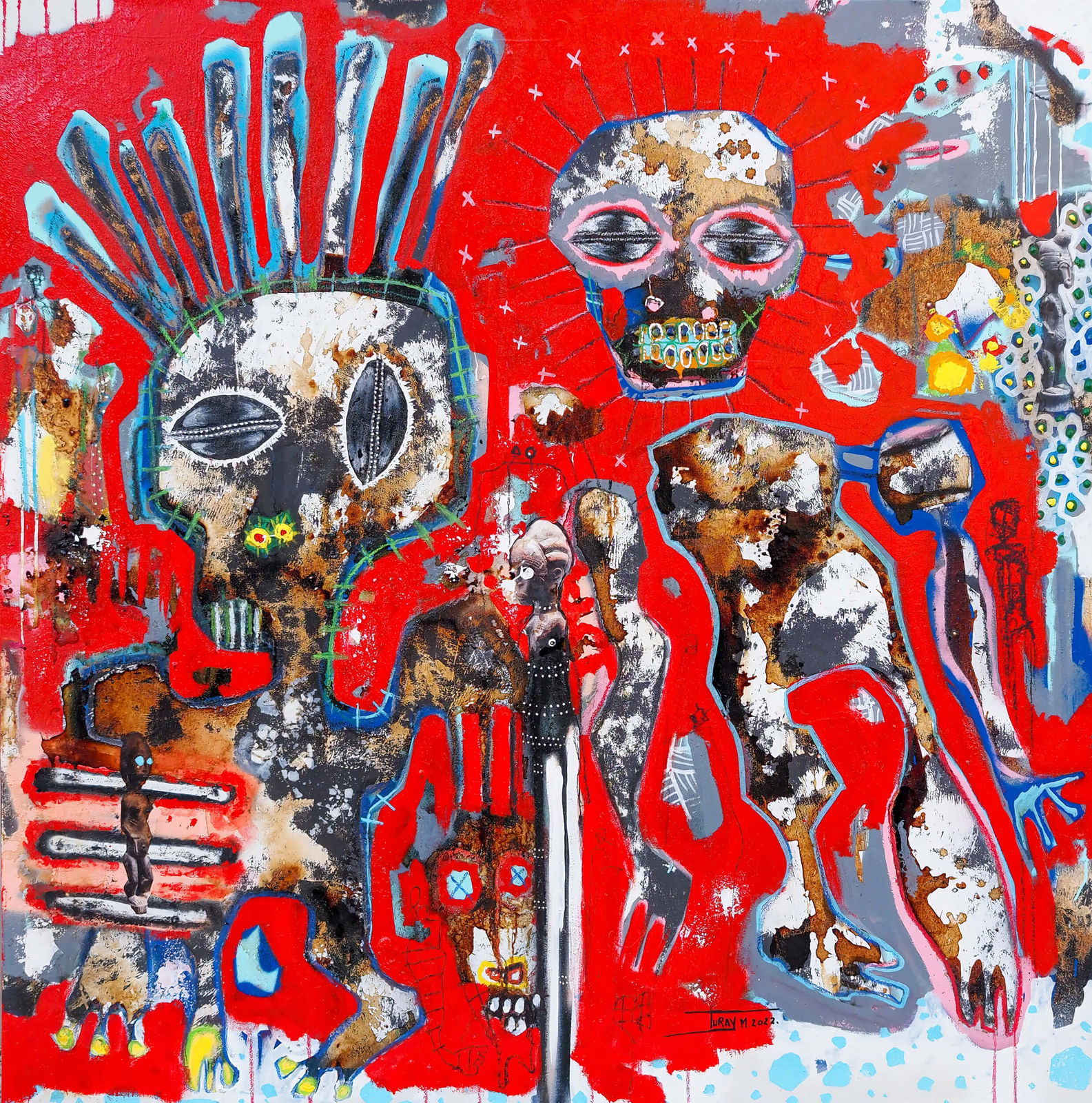 Mederic TURAY, A Meeting at Alkebulan , 2022