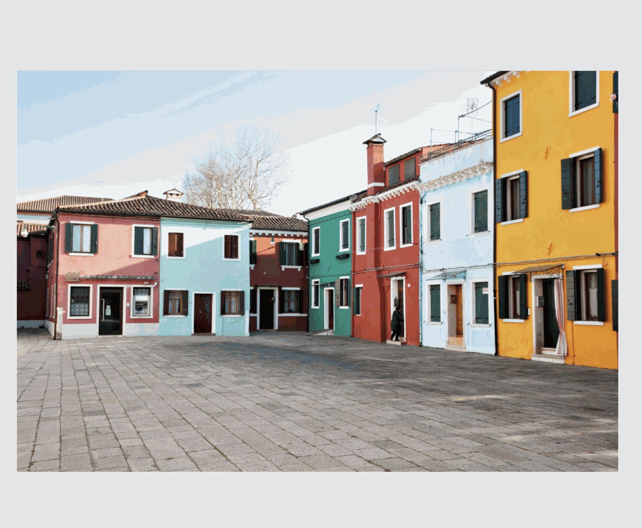 Kate Lloyd, Burano Colourful Houses, 2019