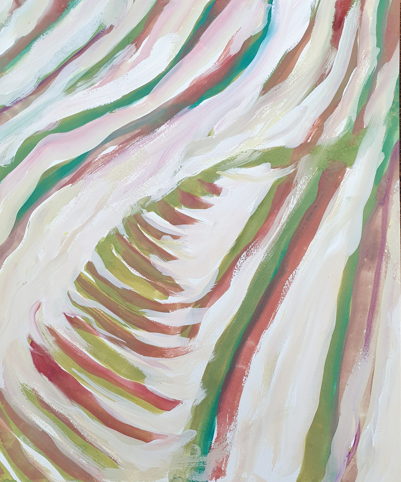 Lilian Cooper, tractor dancing (tractor lines 3), 2020