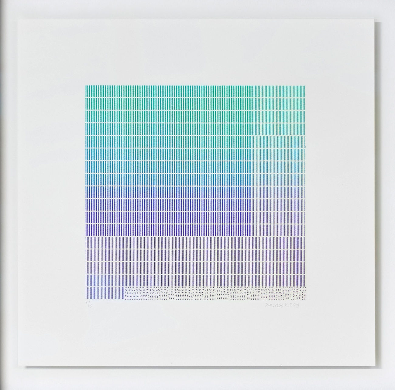 KASBOEK, KASBOEK XVIII, Fraction Space two, 2019