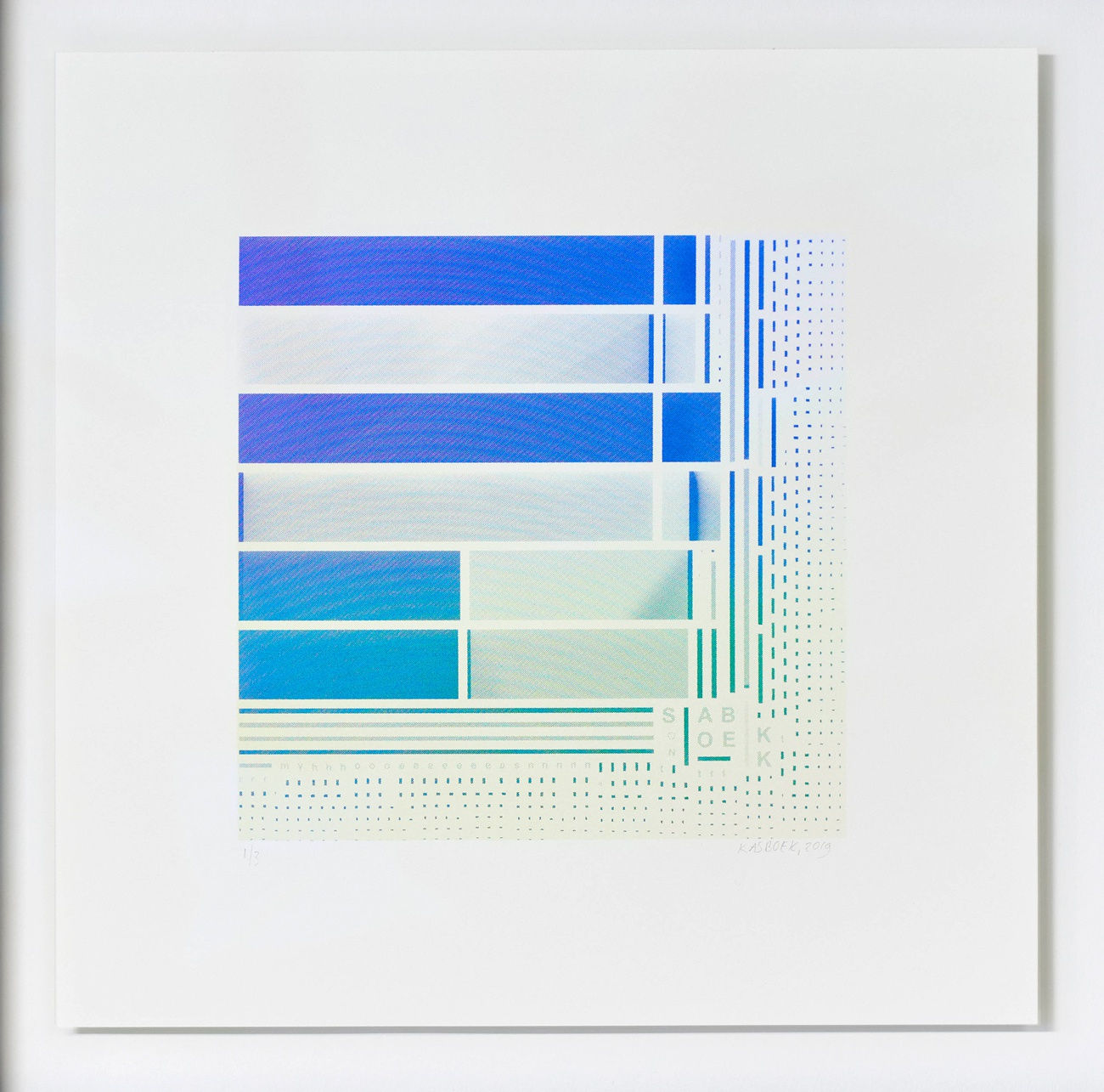 KASBOEK, KASBOEK XVIII, Fraction Space one, 2019