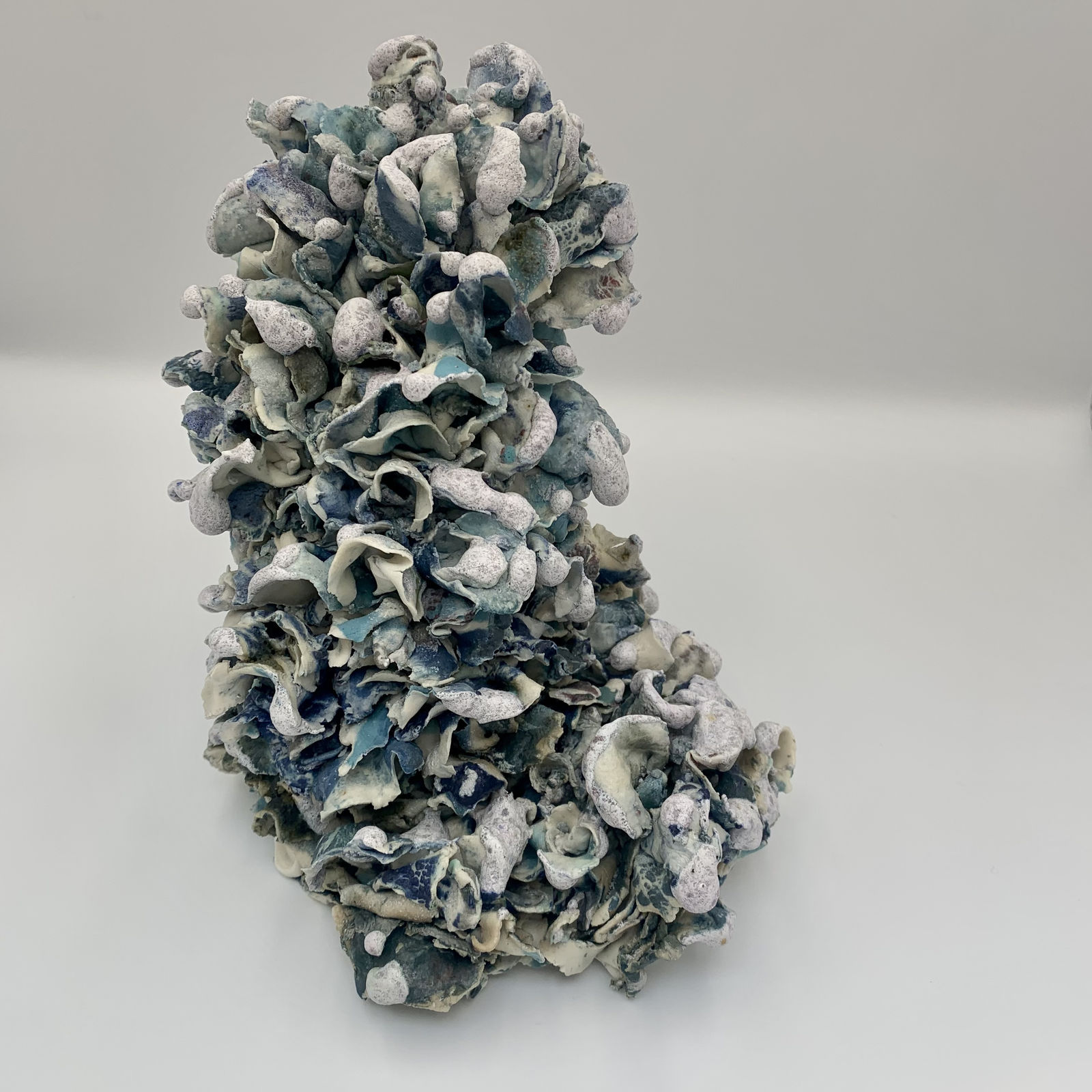 Gina Baum, Wave Blue Stacked, 2022