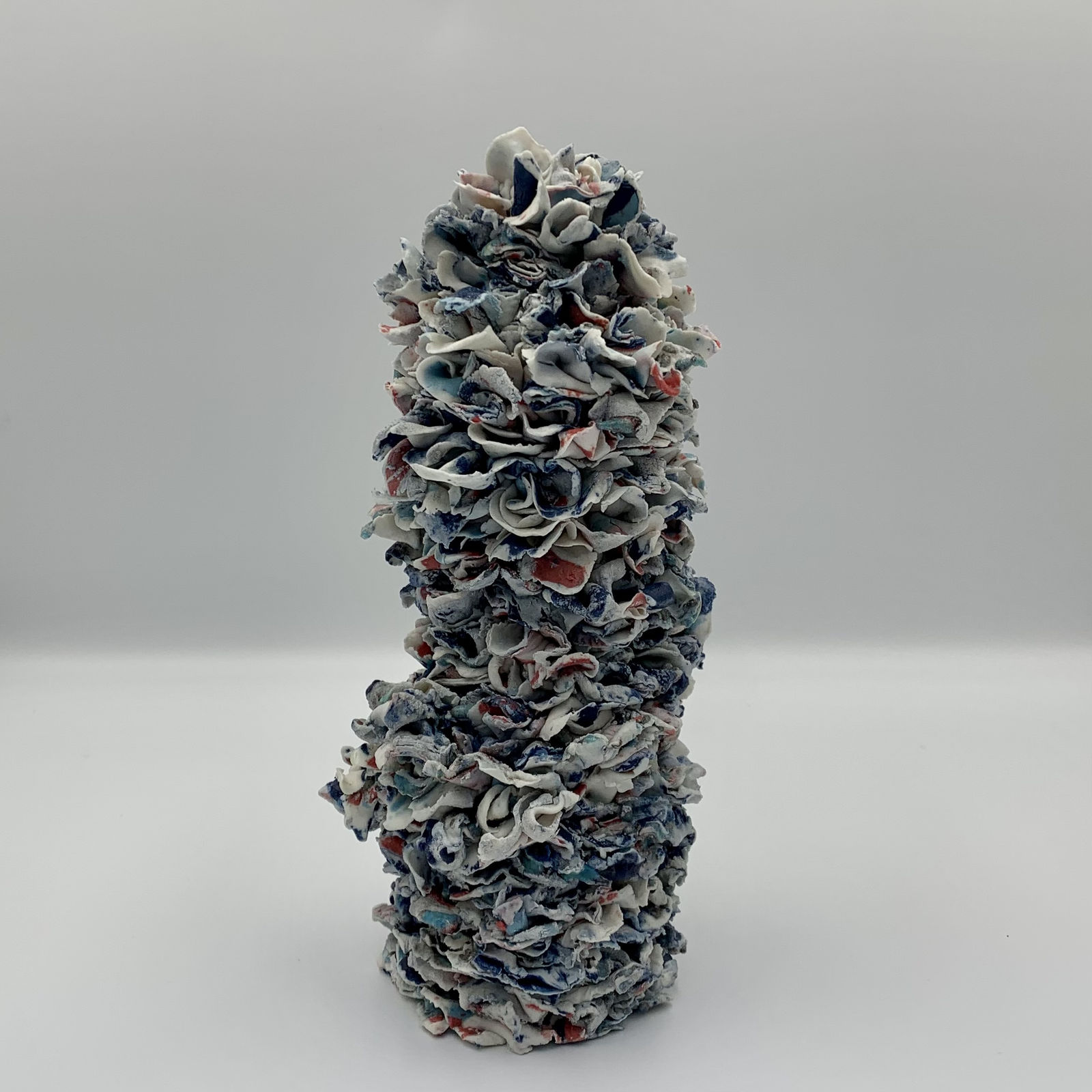 Gina Baum, Narrow Blue Stacked, 2022
