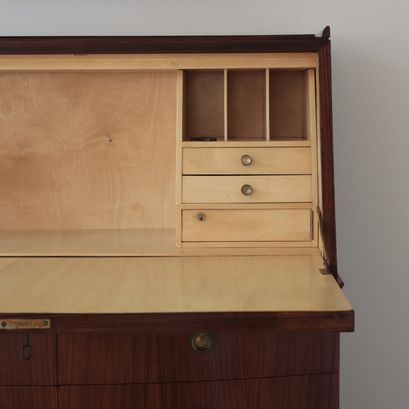 Paolo Buffa, An Inlaid Secretaire, Circa 1950s