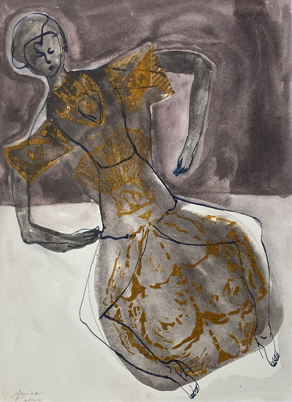 瑪莉娜．克魯斯, 《圖畫夢境7》Drawing Dreams & Daydreams 7, 2022