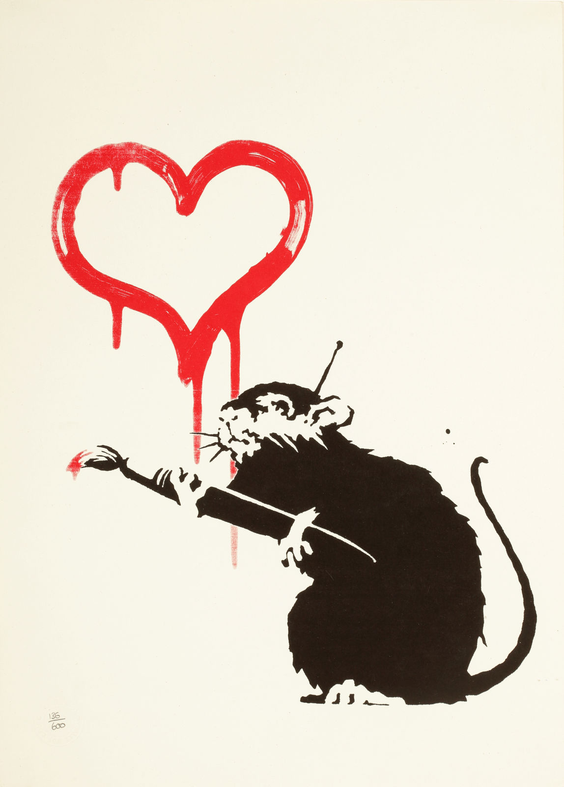 Banksy, Love Rat, 2004